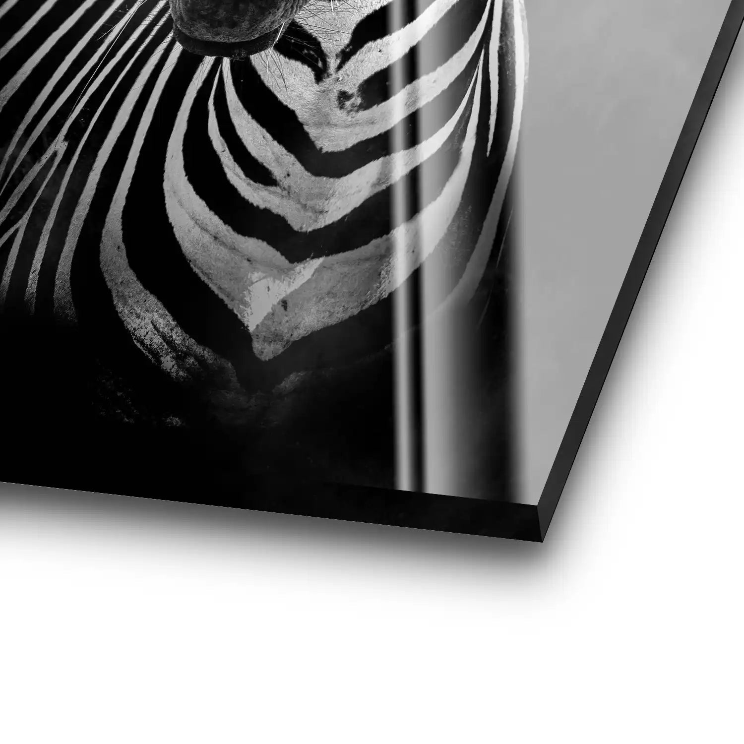 Zebra Black Style Acrylglas Bild INGALERIE