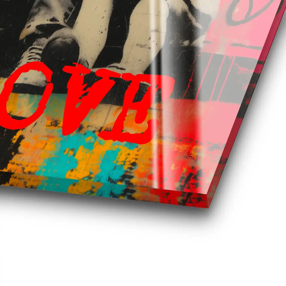 Need Love Art Acrylglasbild
