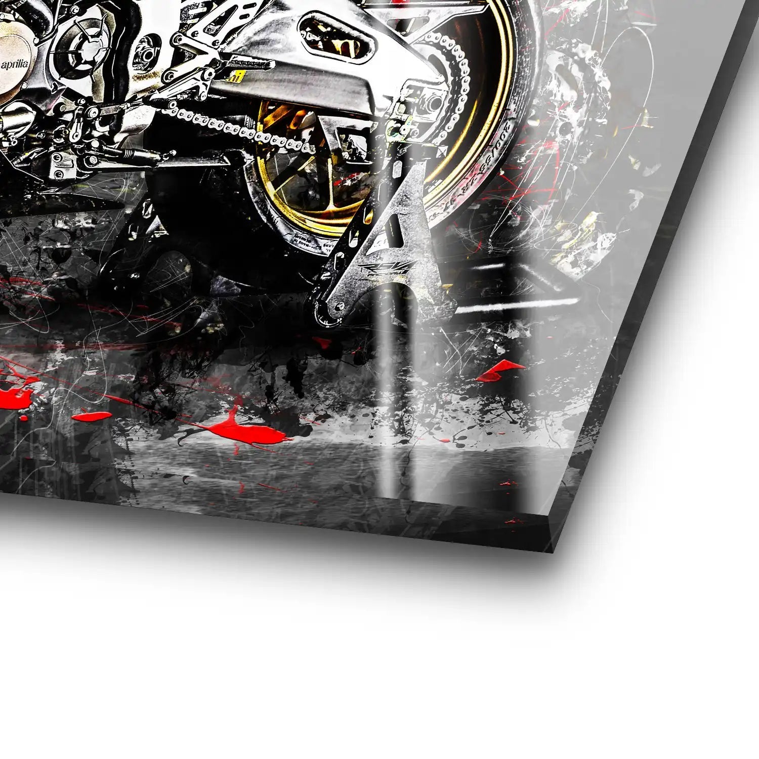 Aprilia RSV4 Abstrakt Acrylglas Bild INGALERIE