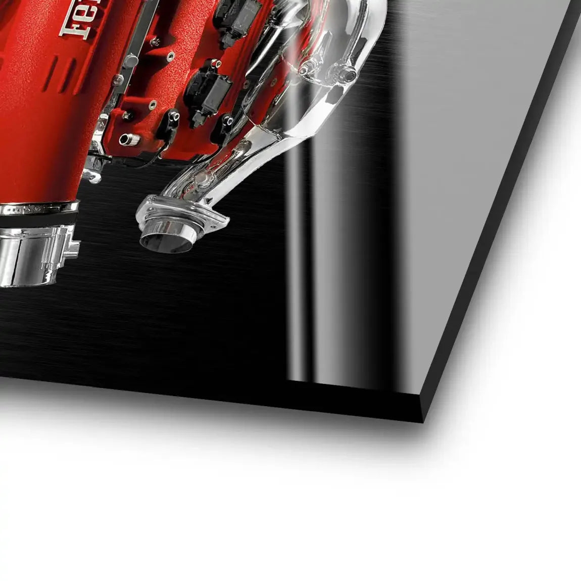Ferrari V8 Motor Acrylglas Bild