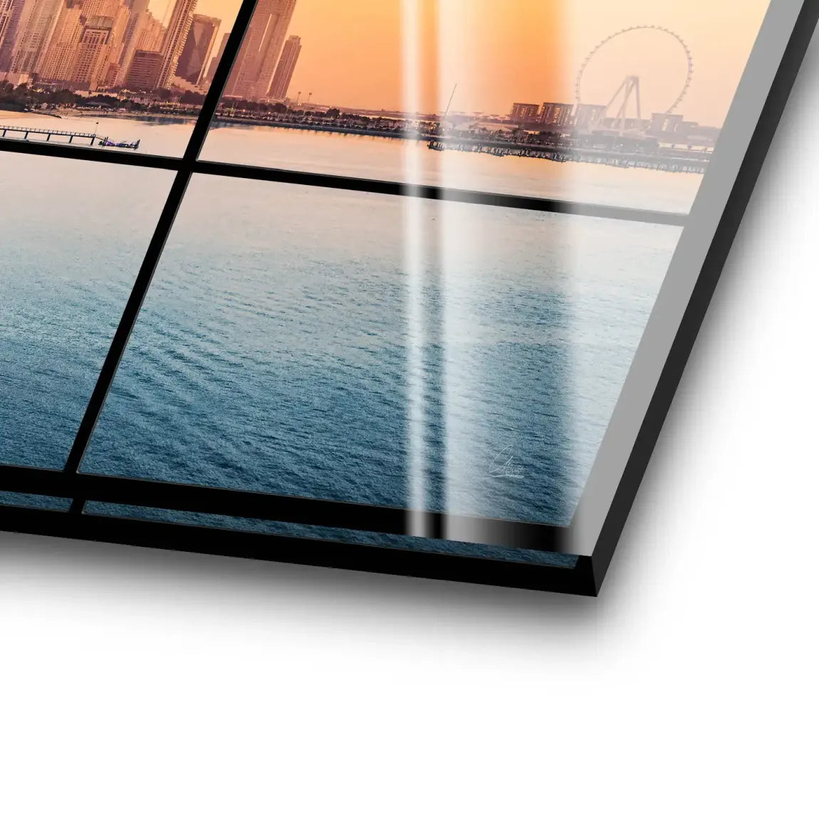 Golden Dunes Dubai Acrylglas Bild