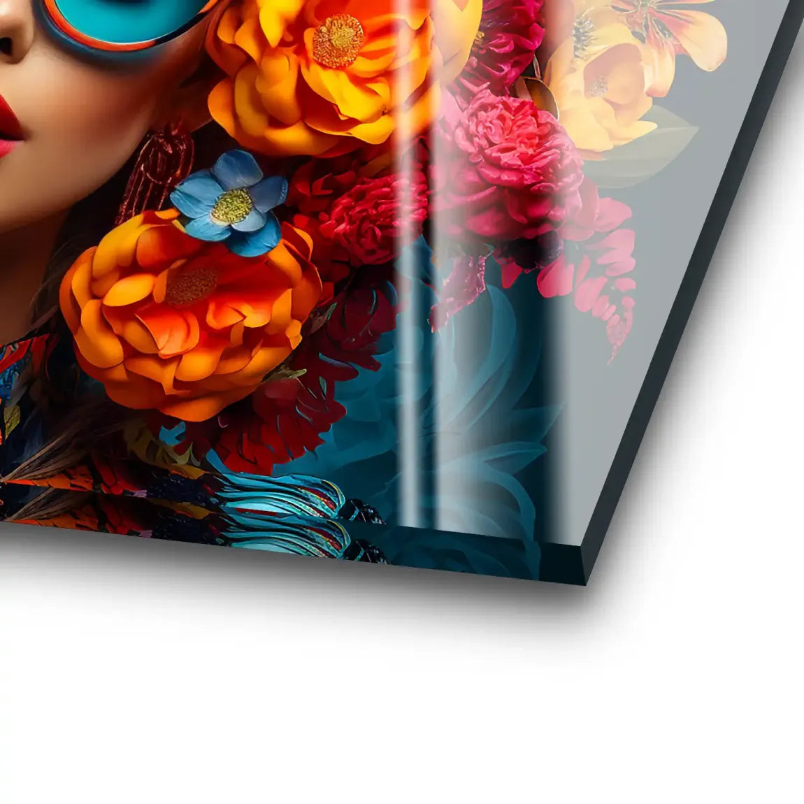 Floral Shades Acrylglas Bild