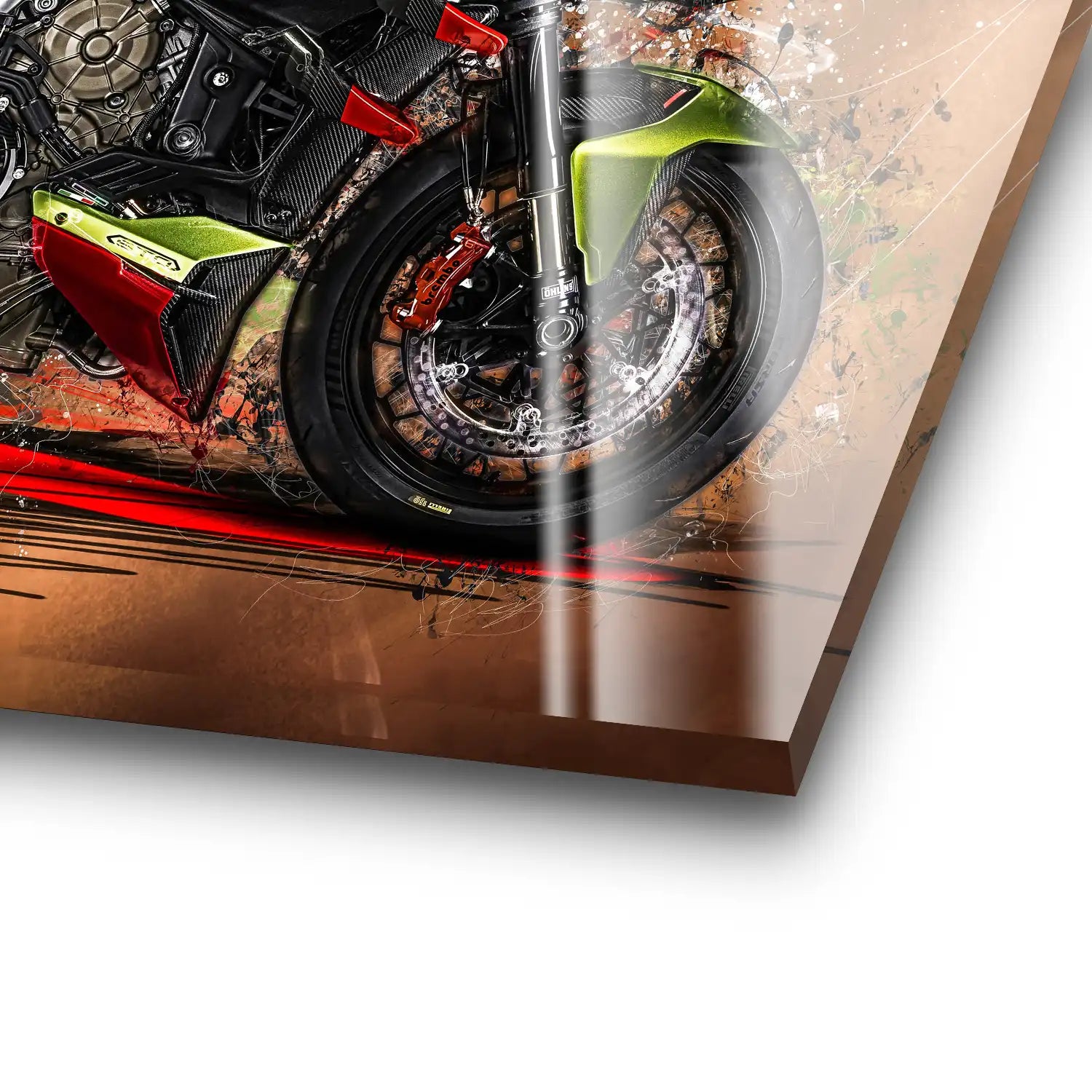 Ducati Streetfighter Lambo Acrylglas Bild INGALERIE