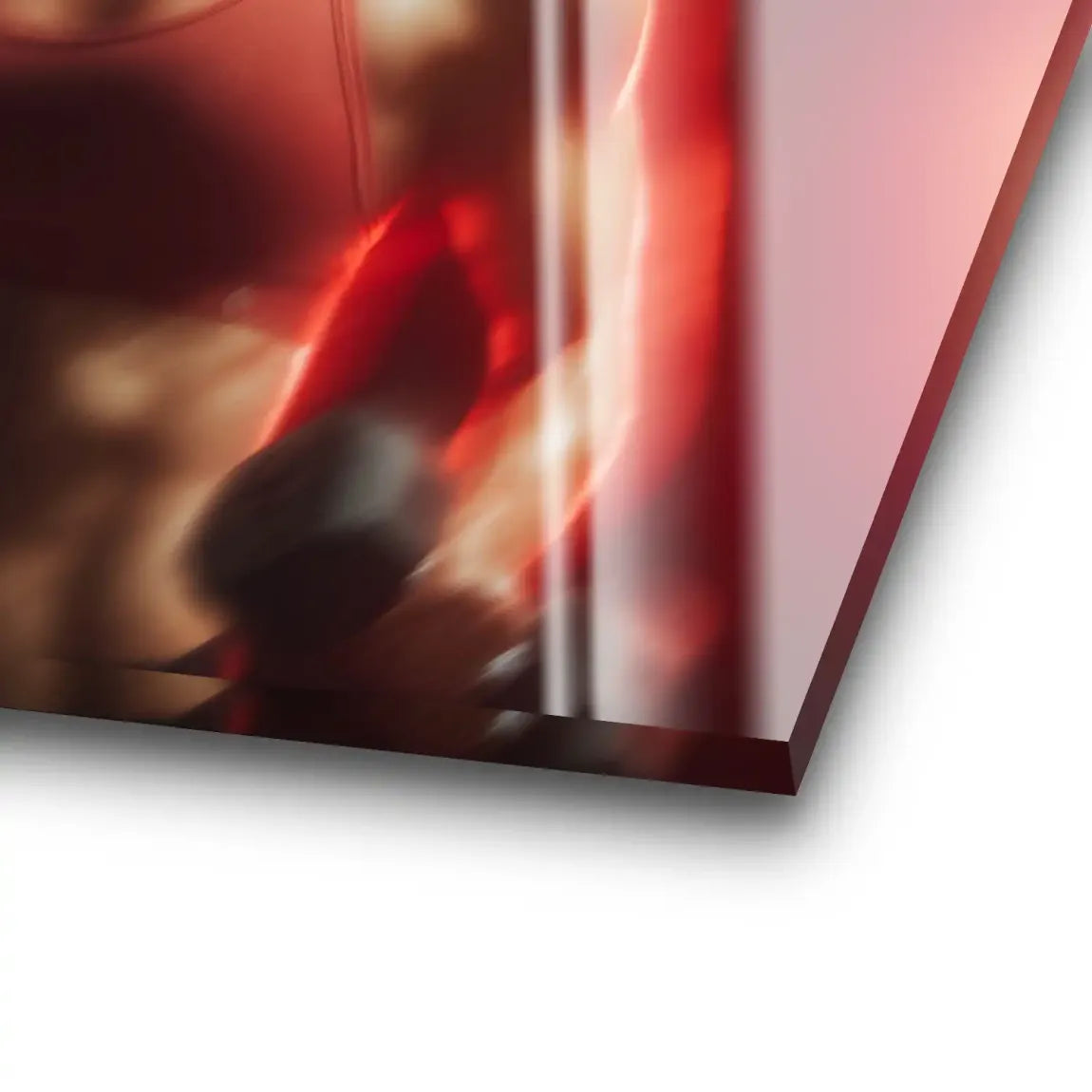 Fitness Motivation Acrylglas Bild