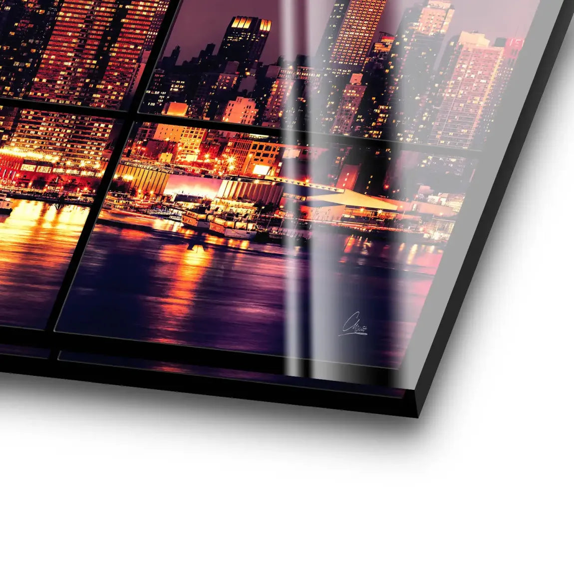 New York Skyline View Acrylglas Bild