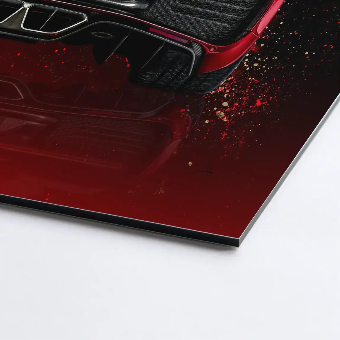 Red Empire Bugatti AluDibond Bild