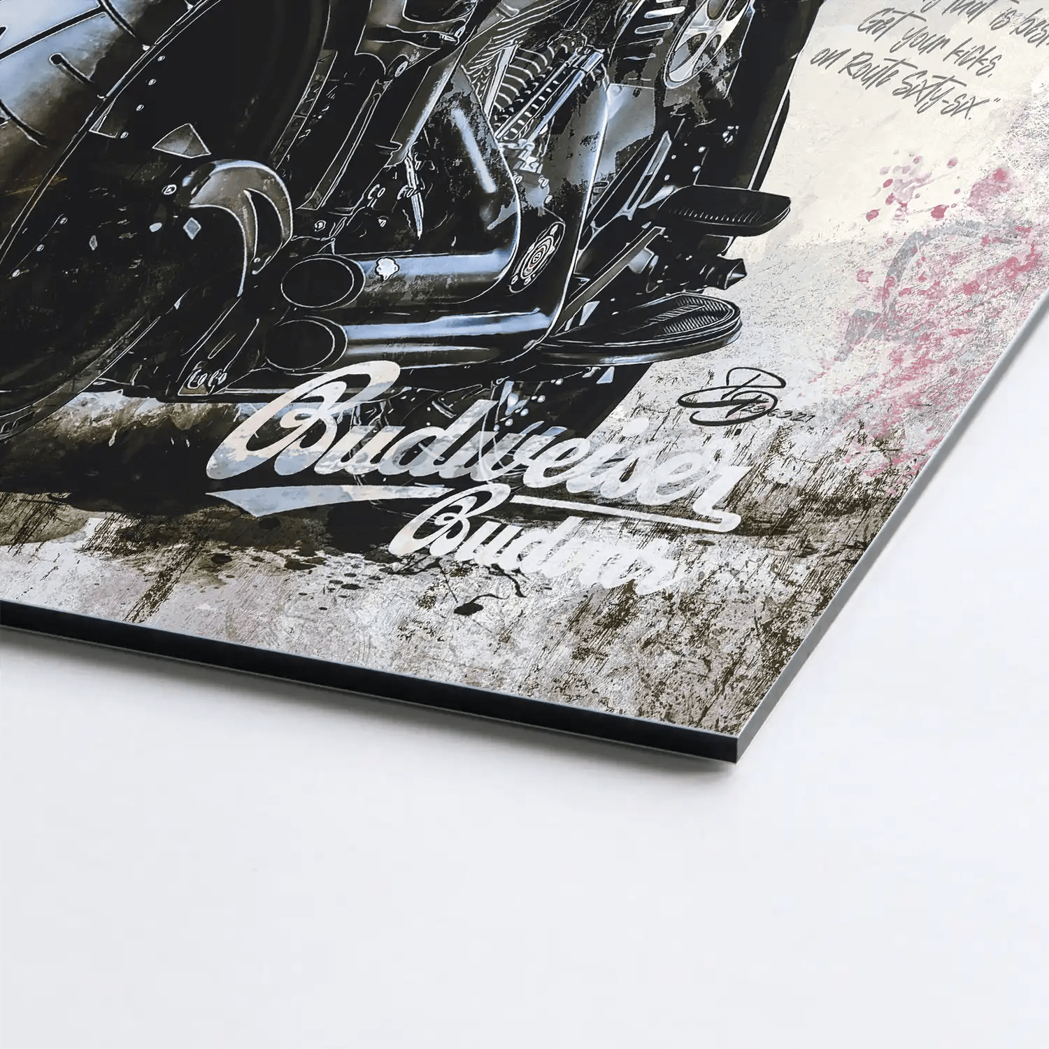 Ride the American Soul – Harley Alu Bild INGALERIE