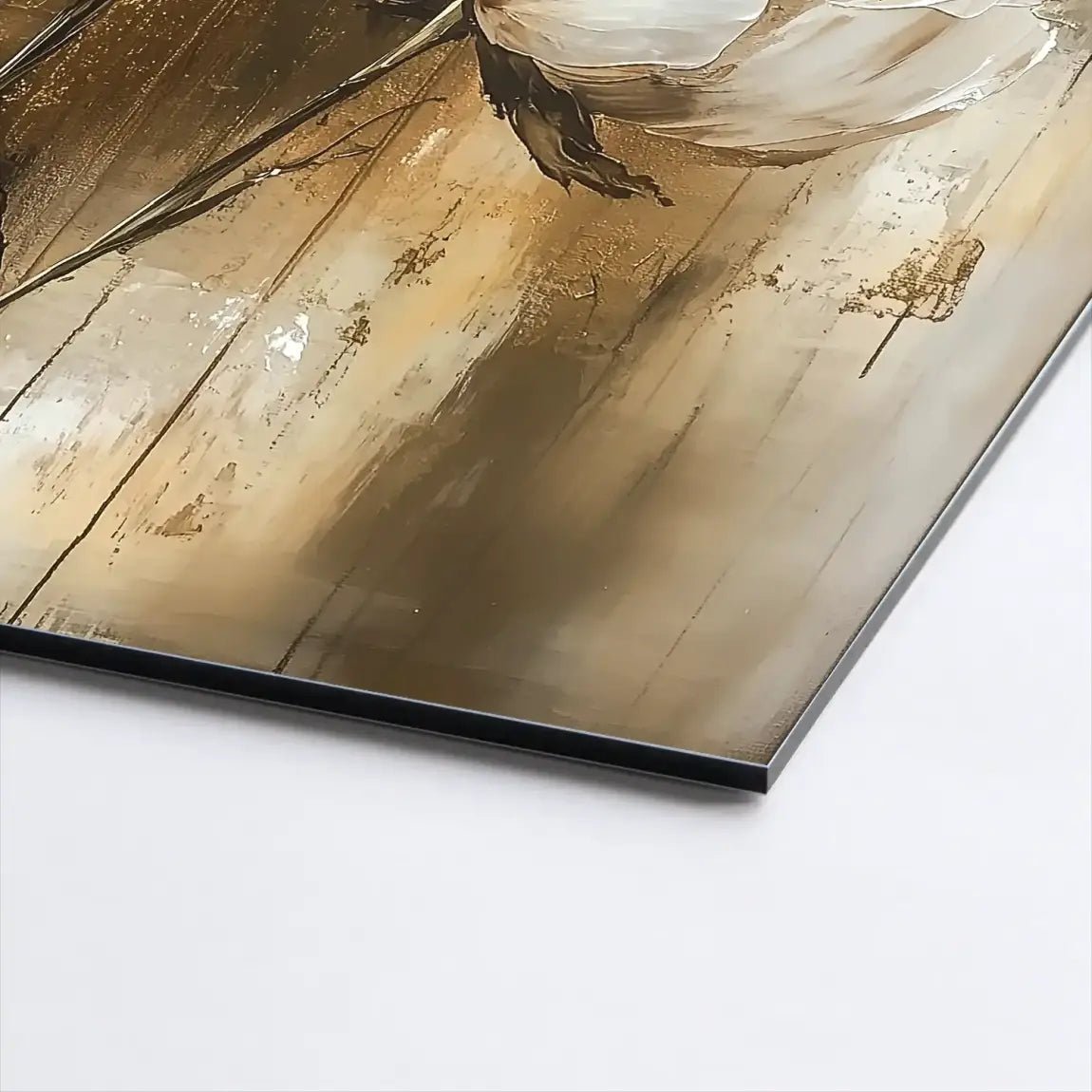 Flower Gold Style AluDibond Bild INGALERIE
