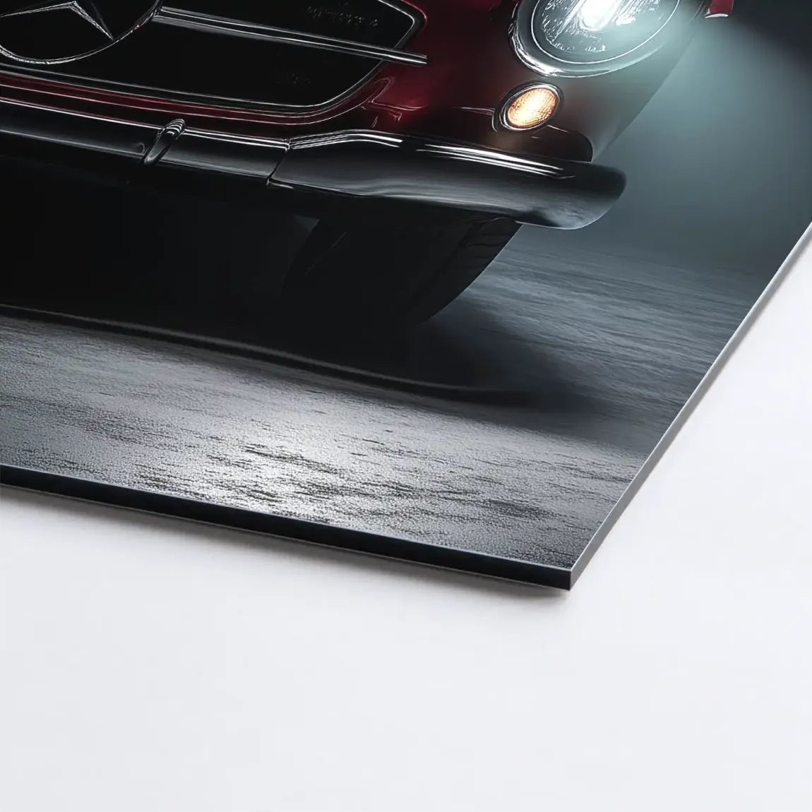 Red Legend Mercedes 300SL Alu Dibond Bild