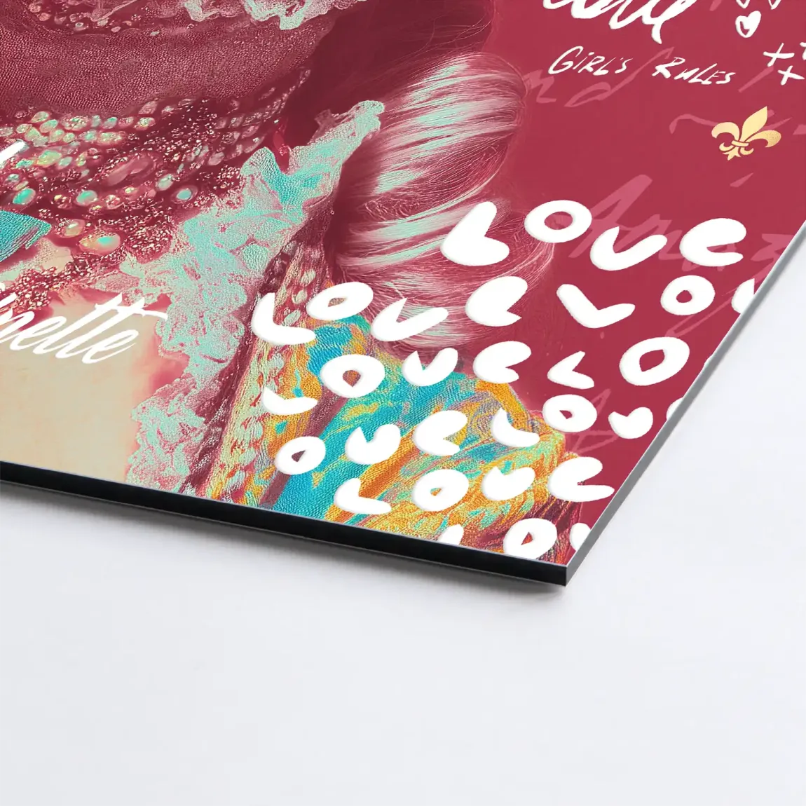 Marie Royal Pop Alu Dibond Bild