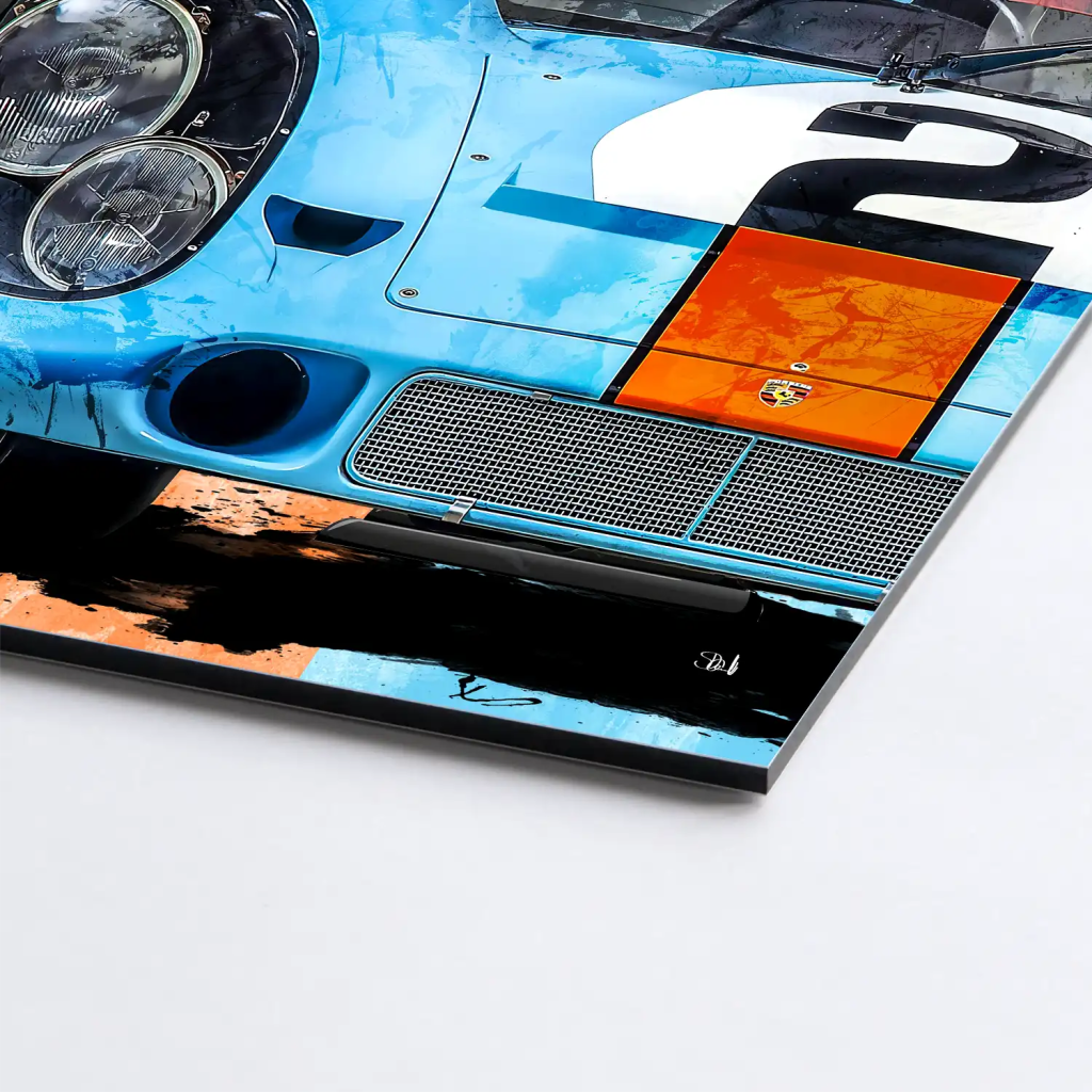 Steve Porsche 917 AluDibond Bild INGALERIE