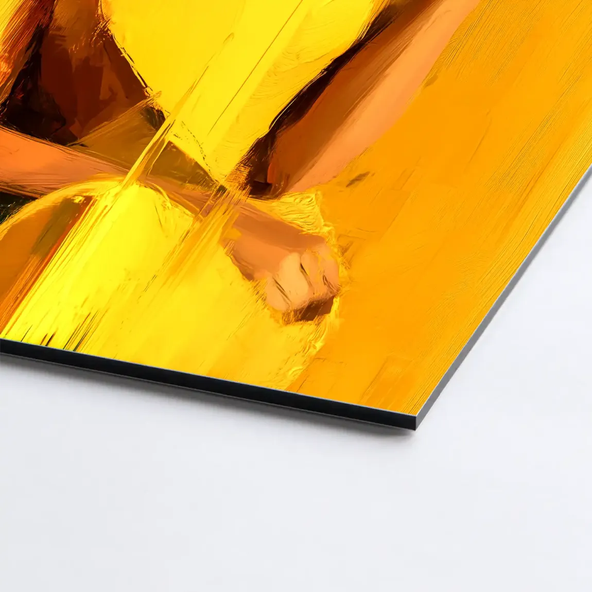 Amber Velvet Elegance Alu Dibond Bild INGALERIE