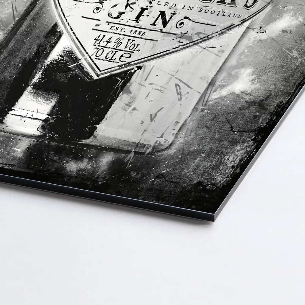 Gin Abstrakt AluDibond Bild INGALERIE