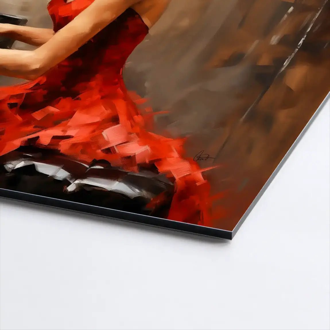 Beautyful Piano Player Alu Dibond Bild INGALERIE