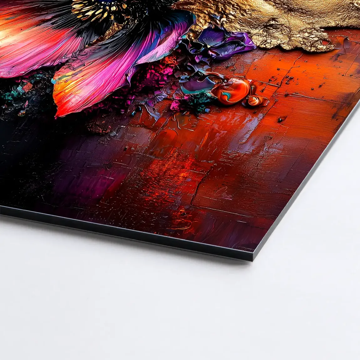 Feuerblüte der Elemente AluDibond Bild INGALERIE