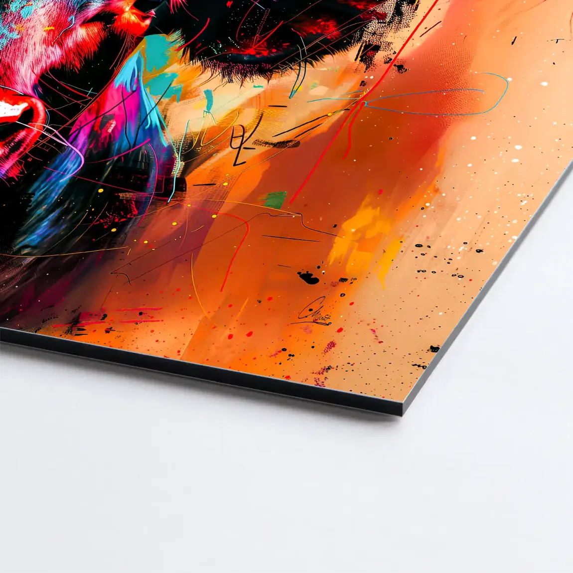 Majestic Bull AluDibond Bild