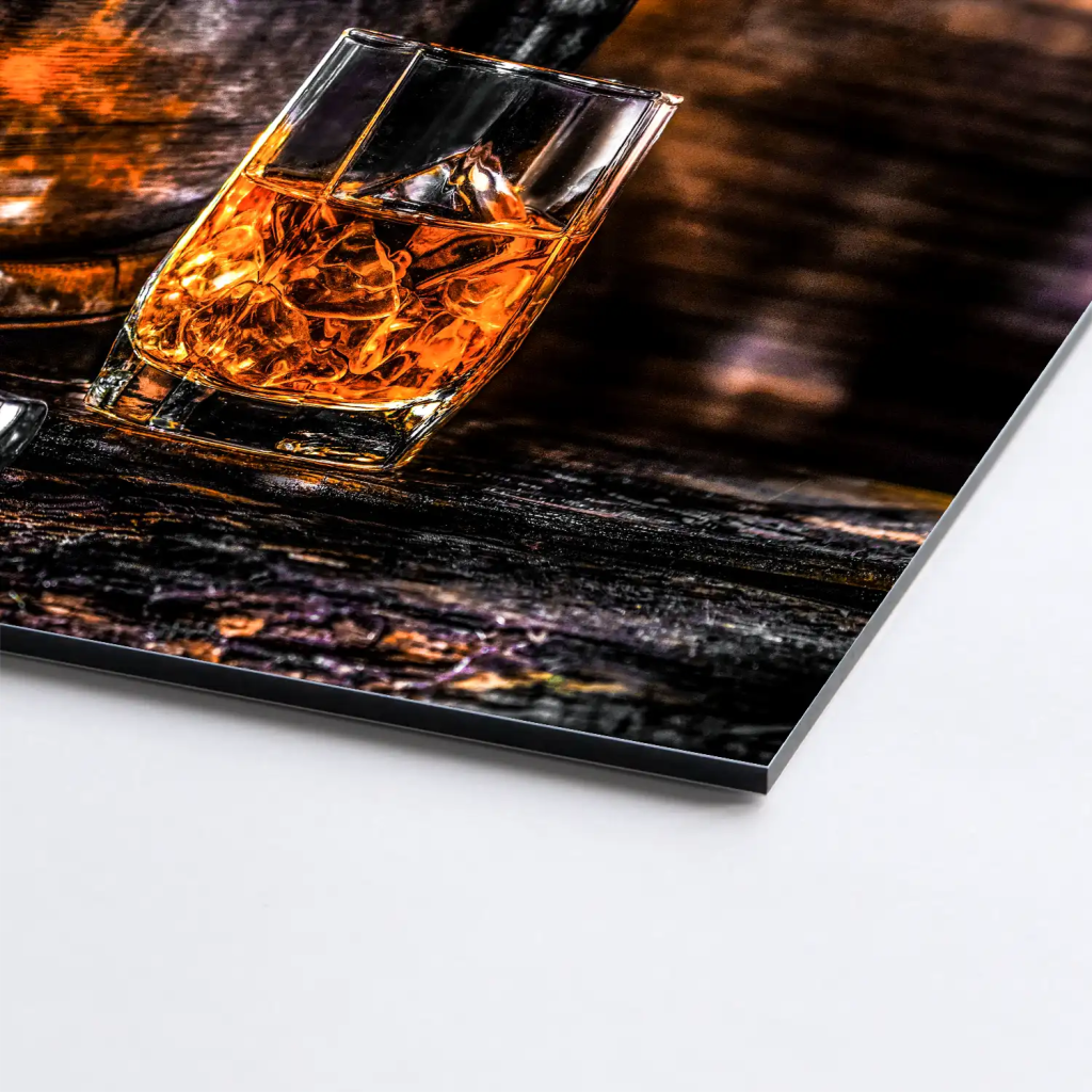 Whisky Fass AluDibond Bild INGALERIE