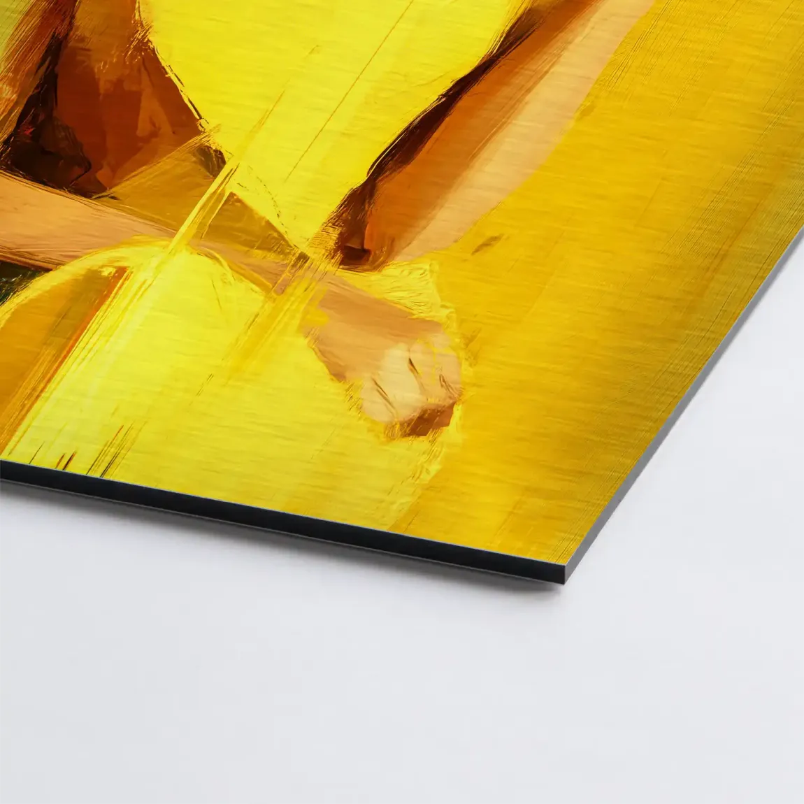 Amber Velvet Elegance Alu Dibond Bild gebürstet INGALERIE