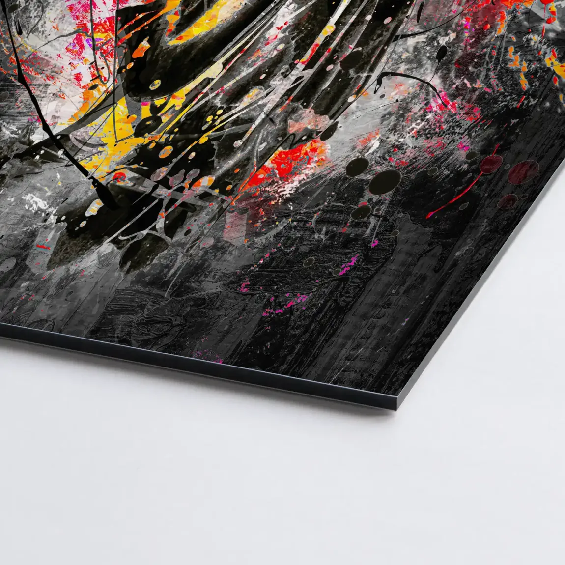 Color Jazz Trompete Alu Dibond Bild gebürstet