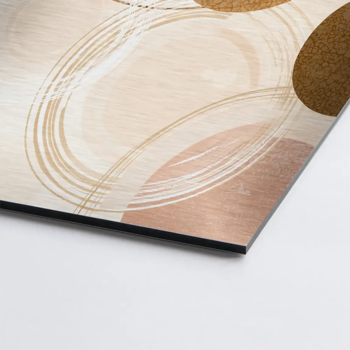 Circles of Timeless Alu Dibond Bild gebürstet INGALERIE