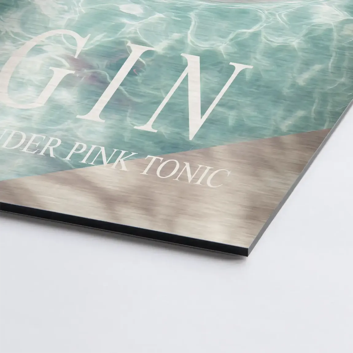 Gin Lavender Dream Alu Dibond Bild gebürstet