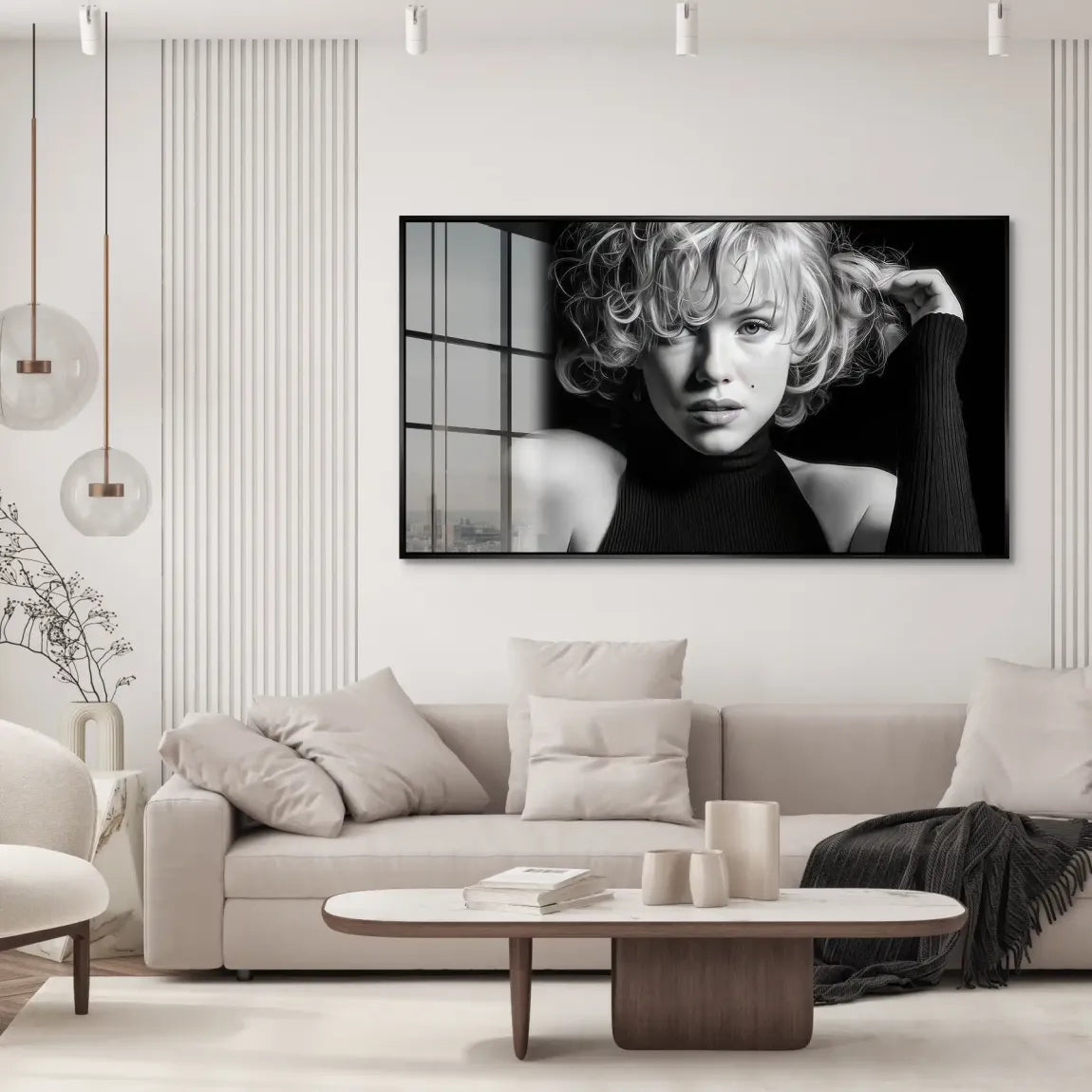Marilyn Monroe Velvet Icon Acrylglas Bild