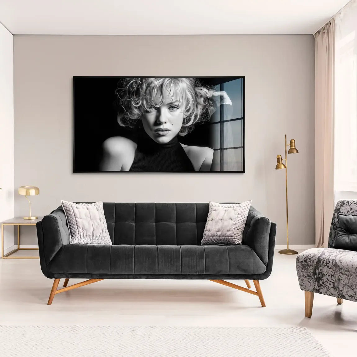 Marilyn Monroe Velvet Icon Acrylglas Bild