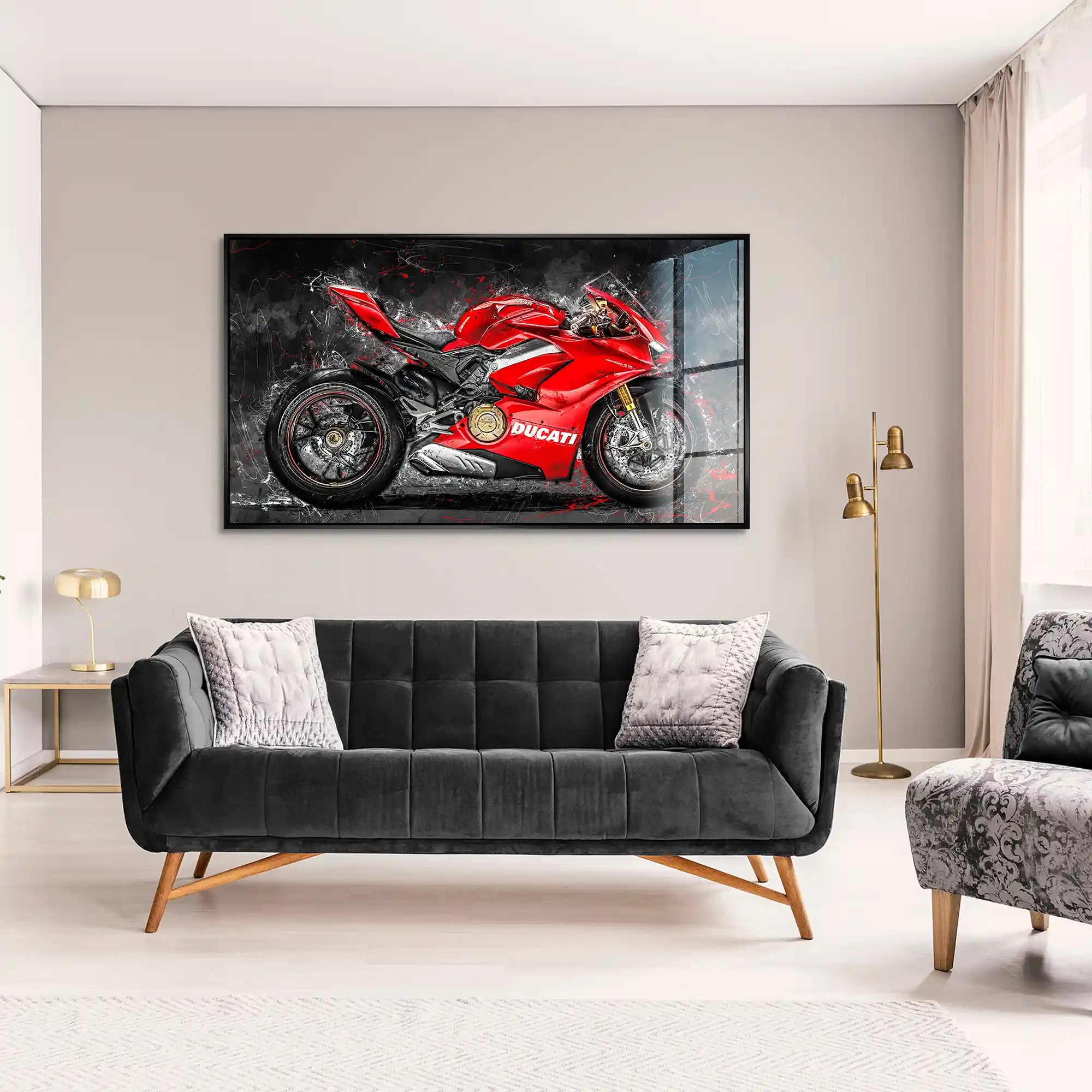 Ducati Panigale Abstrakt Acrylglas Bild INGALERIE