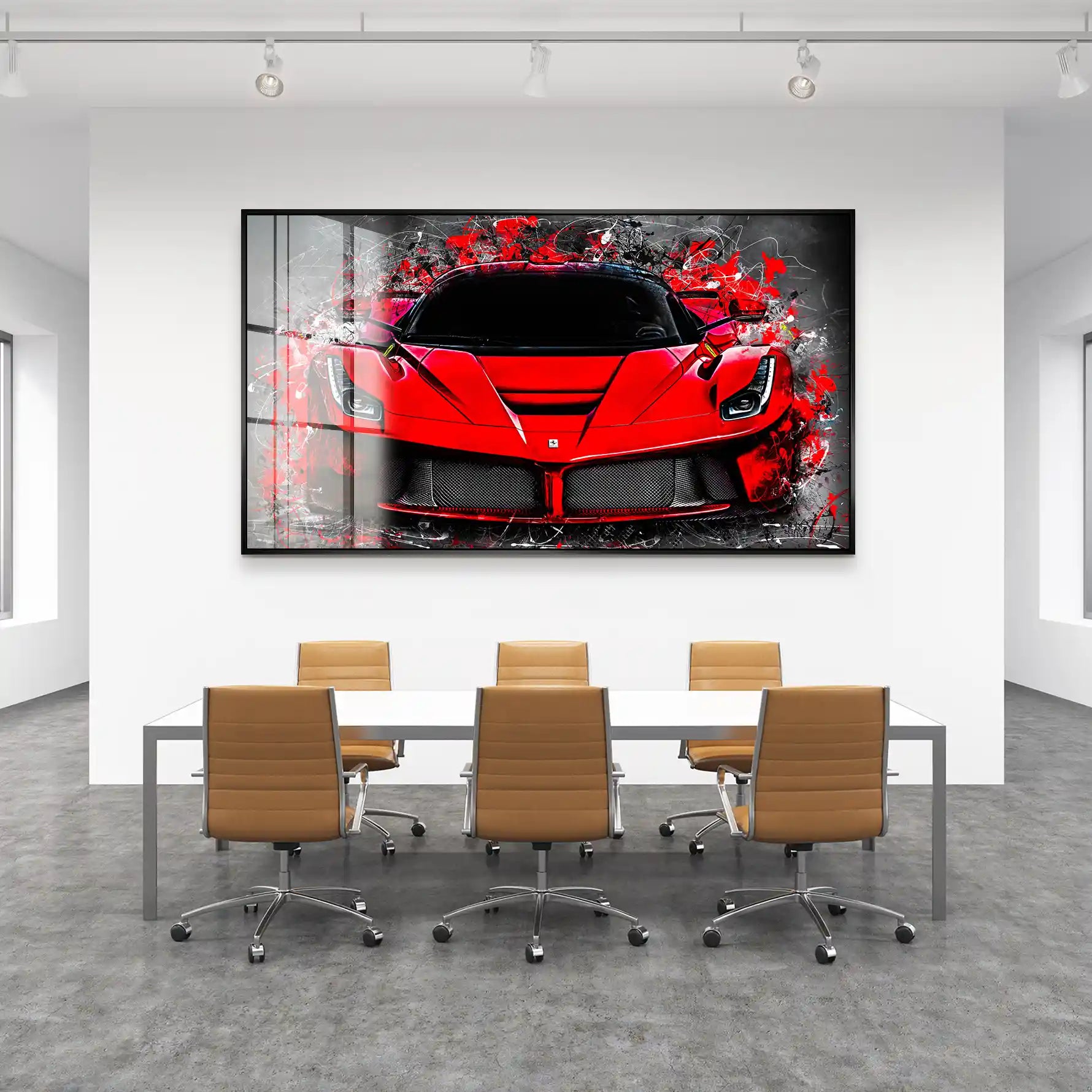 La Ferrari Abstrakt Acrylglas Bild INGALERIE