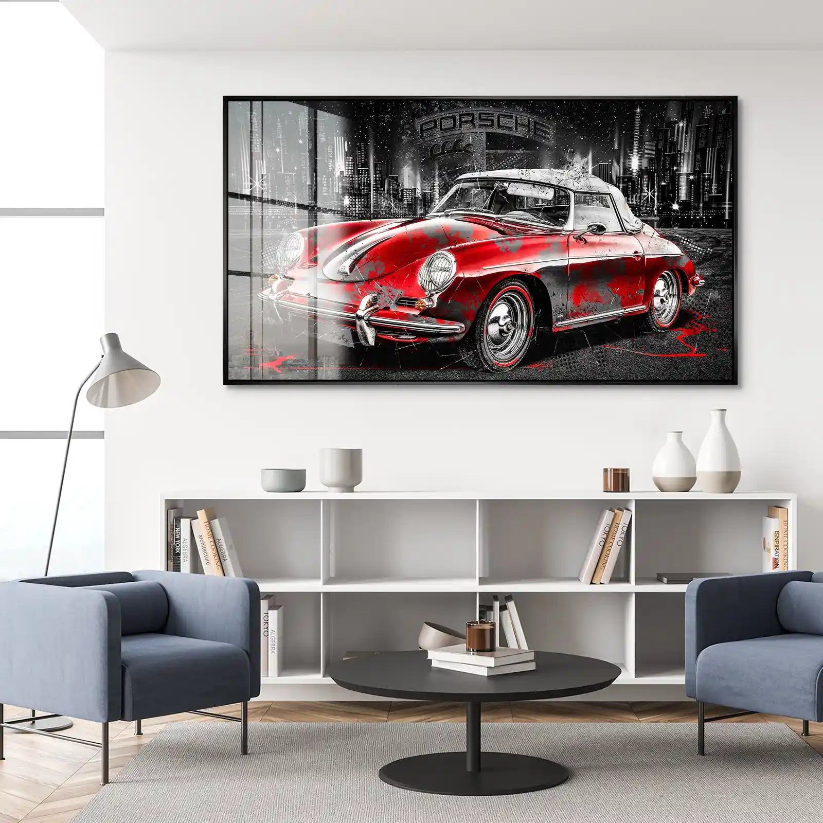 Porsche 356 Abstrakt Acrylglas Bild INGALERIE