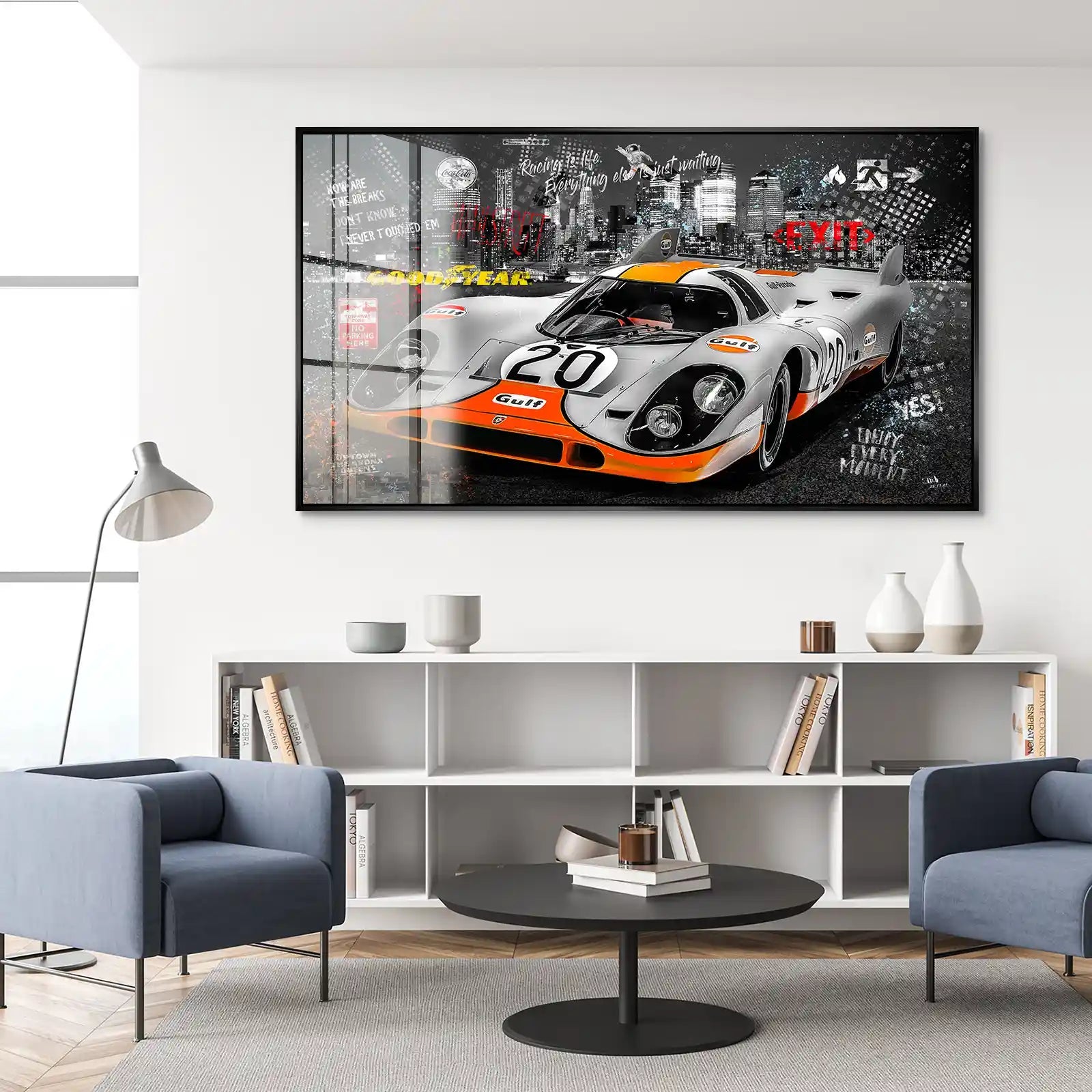 Porsche 917 Pop Art Style Acrylglas Bild INGALERIE