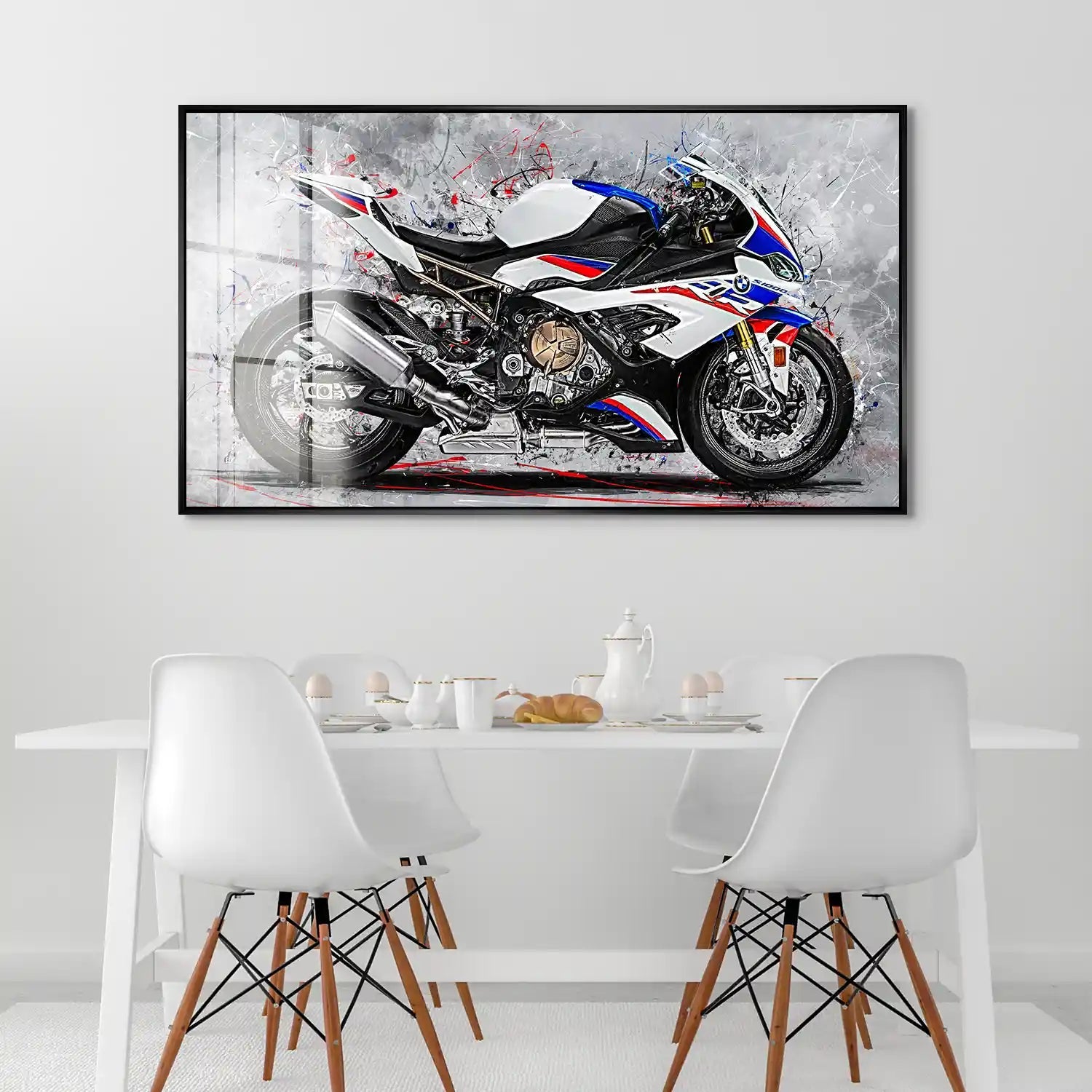 BMW S1000RR Abstrakt Style Acrylglas Bild INGALERIE