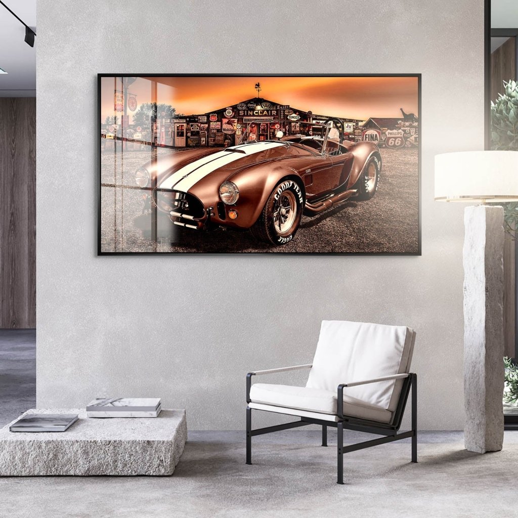 AC Cobra Abstrakt Sunset Acrylglas Bild INGALERIE