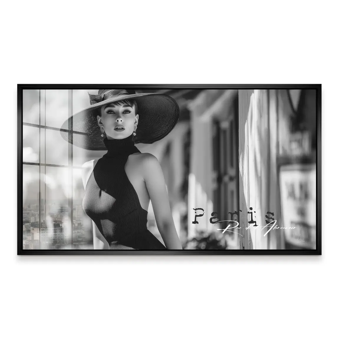 Audrey Hepburn Paris City Life Acrylglas Bild