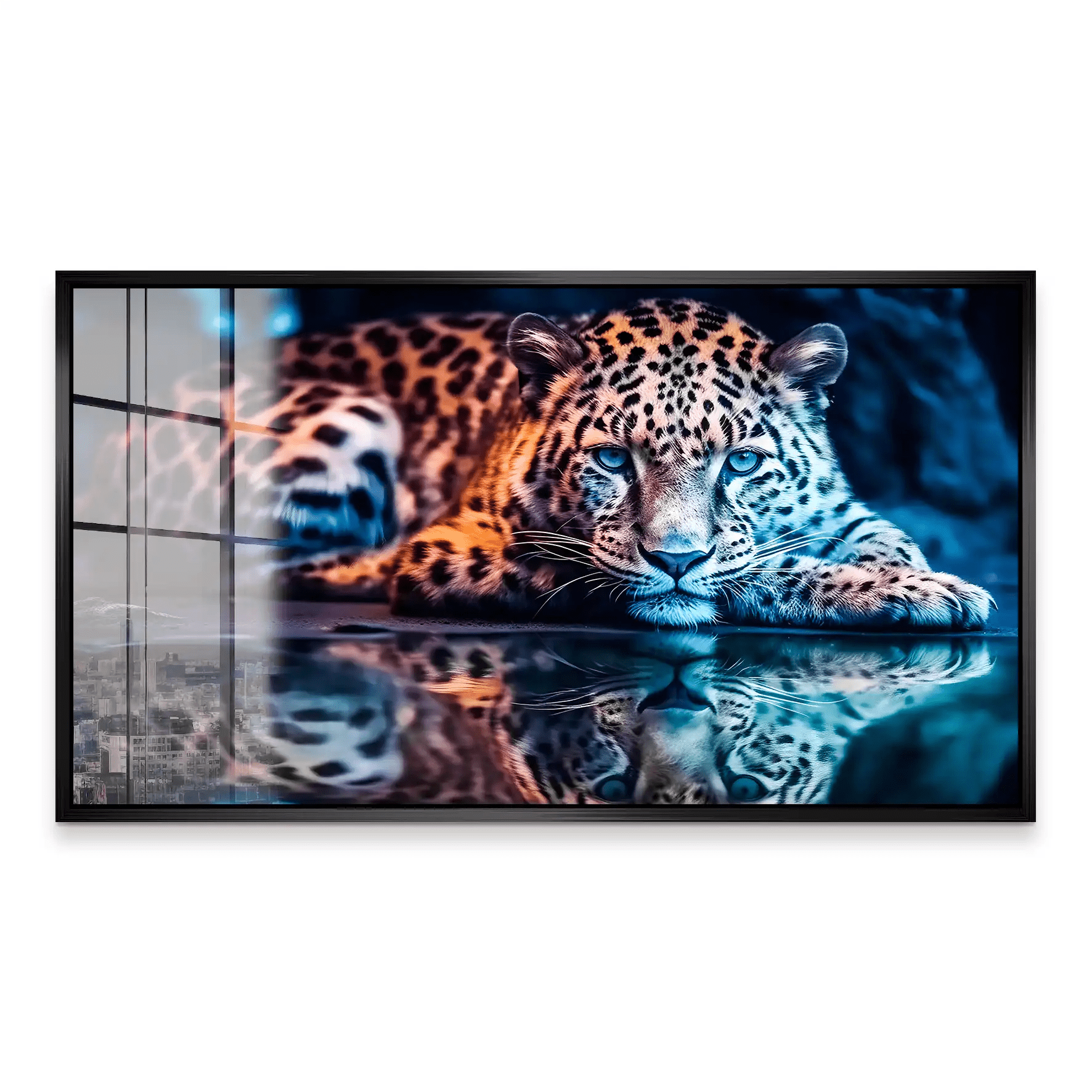 Leopard Relax Acrylglas Bild INGALERiE