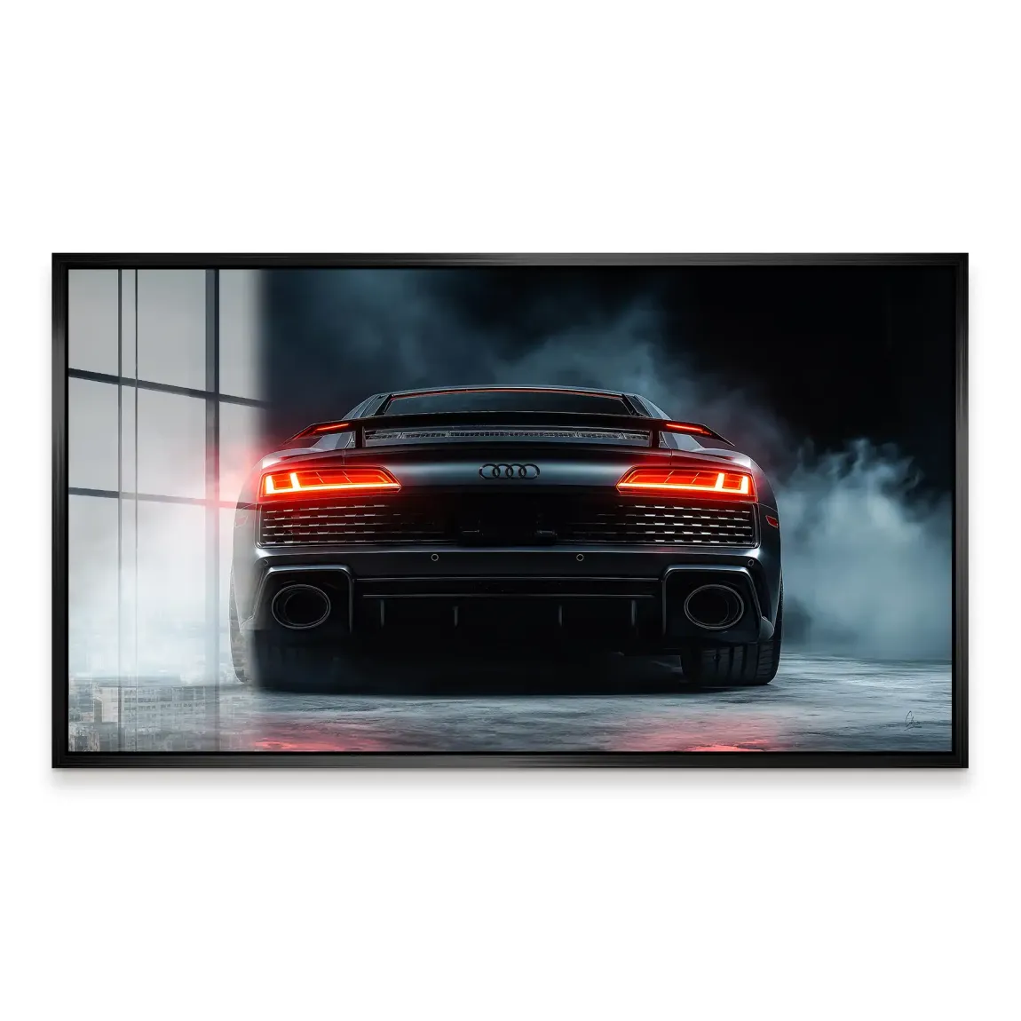 Audi R8 Dark Side Acrylglas Bild