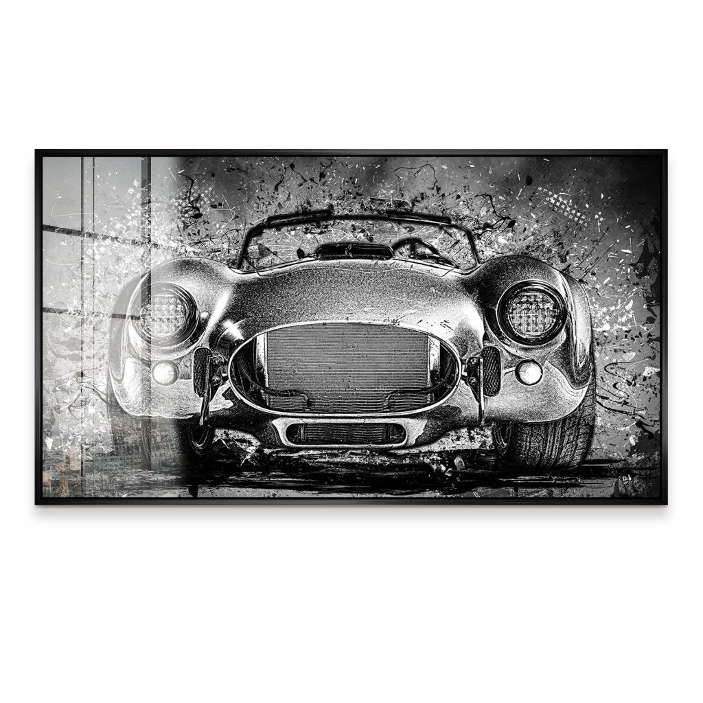 AC Cobra Abstrakt Black Acrylglas Bild INGALERIE