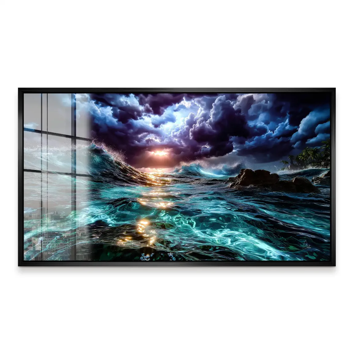 Ocean Storm Acrylglas Bild
