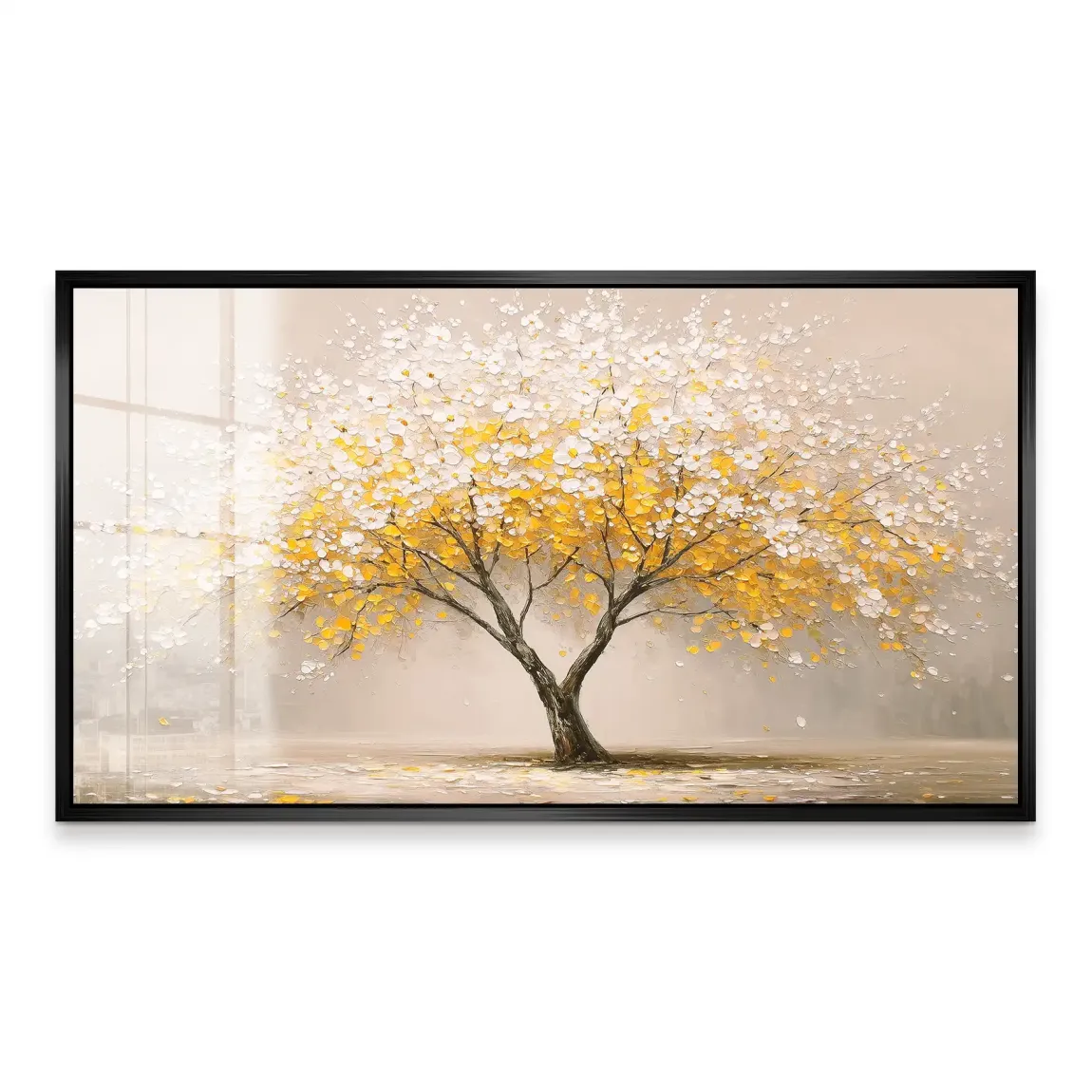 Golden Tree Art Acrylglas Bild