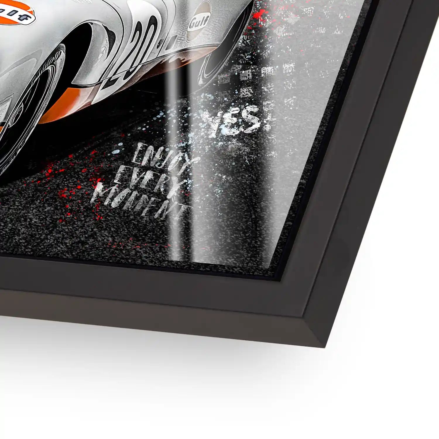 Steve McQueen Porsche 917 Black Style Acrylglas Bild INGALERIE