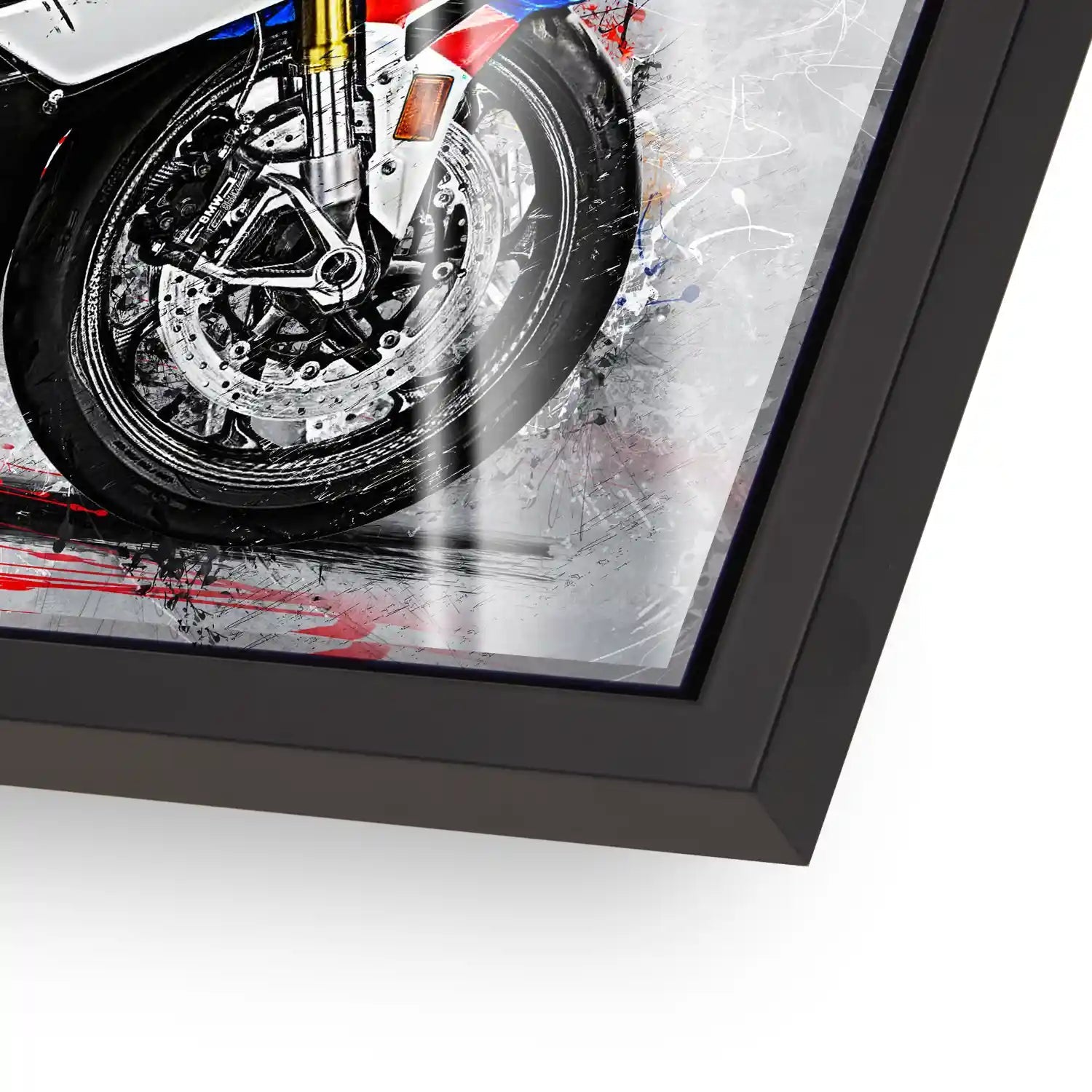 BMW S1000RR Abstrakt Style Acrylglas Bild INGALERIE