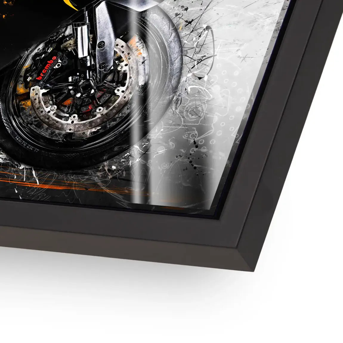 KTM RC8 Abstrakt Acrylglas Bild