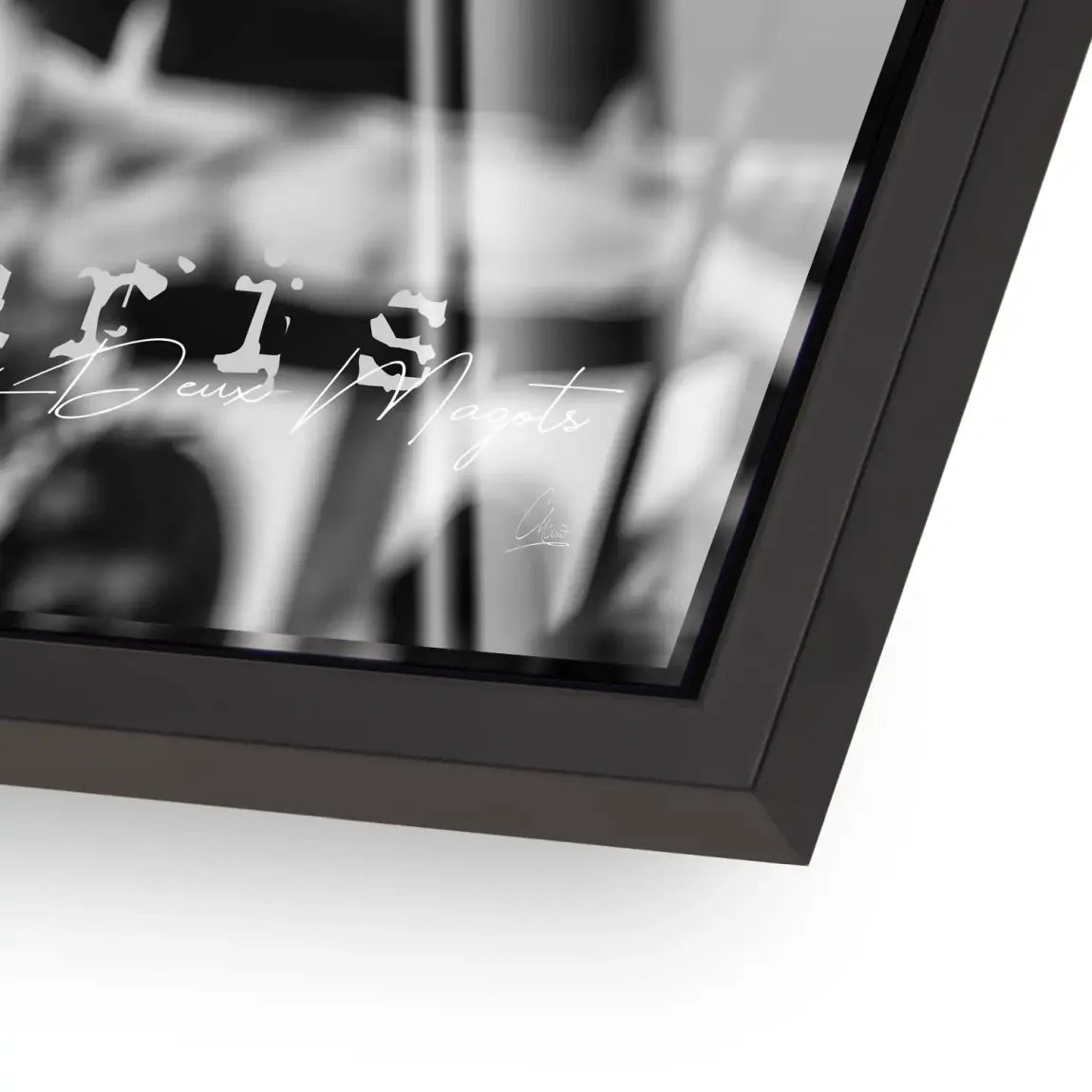 Audrey Hepburn Paris Cafe Acrylglas Bild