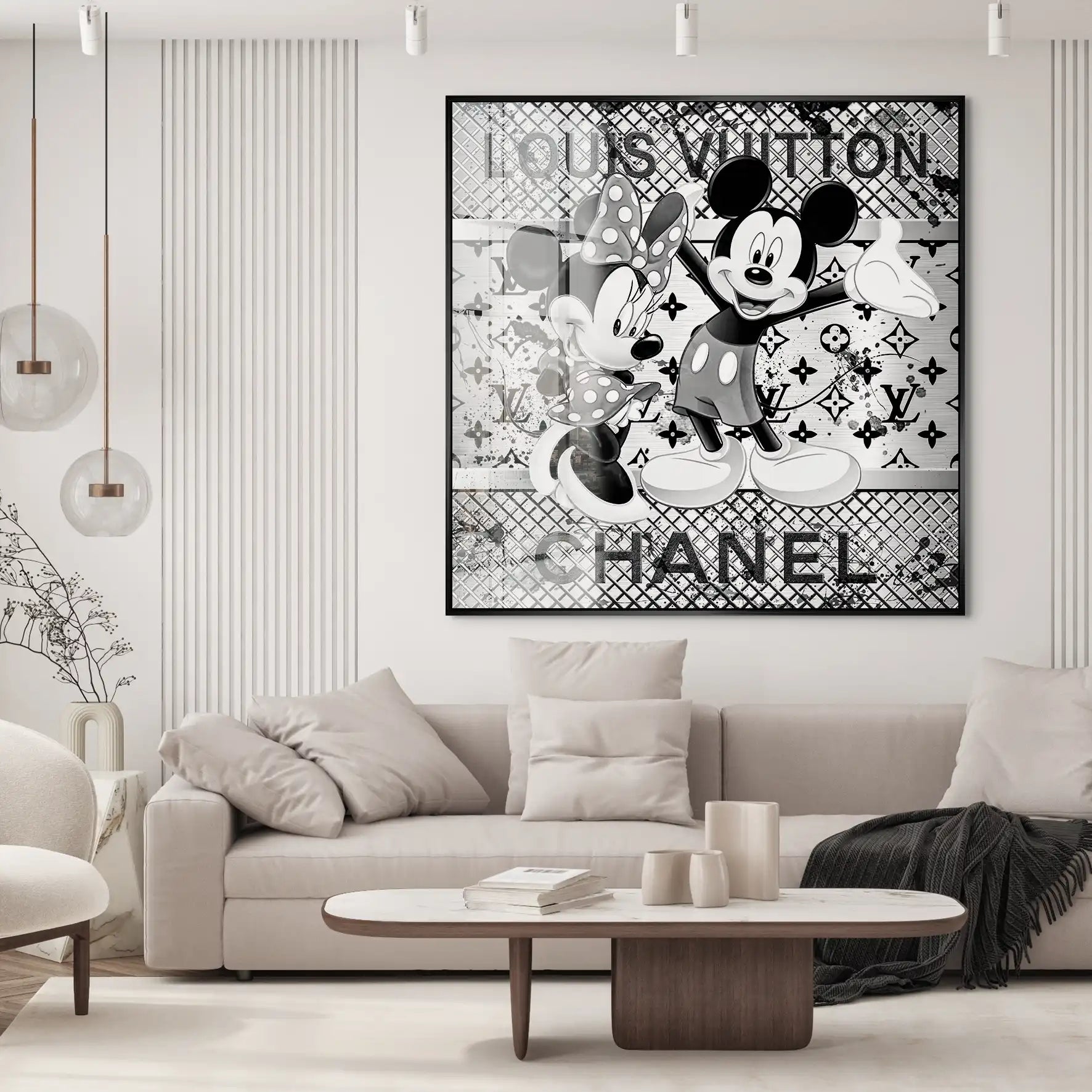 Micky & Minnie Louis Art Nr.2 Acrylglas Bild INGALERIE