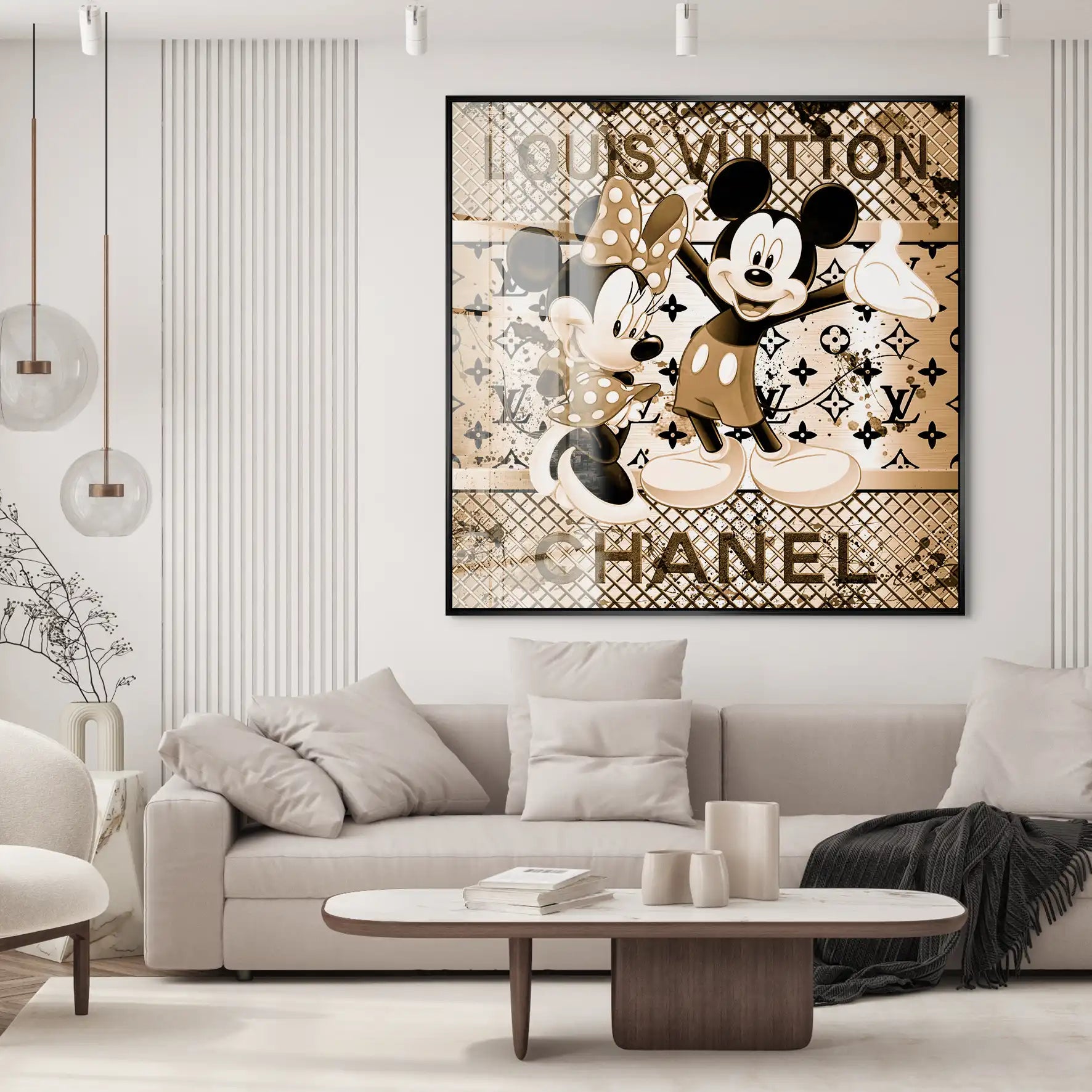 Micky & Minnie Louis Art Acrylglas Bild INGALERIE