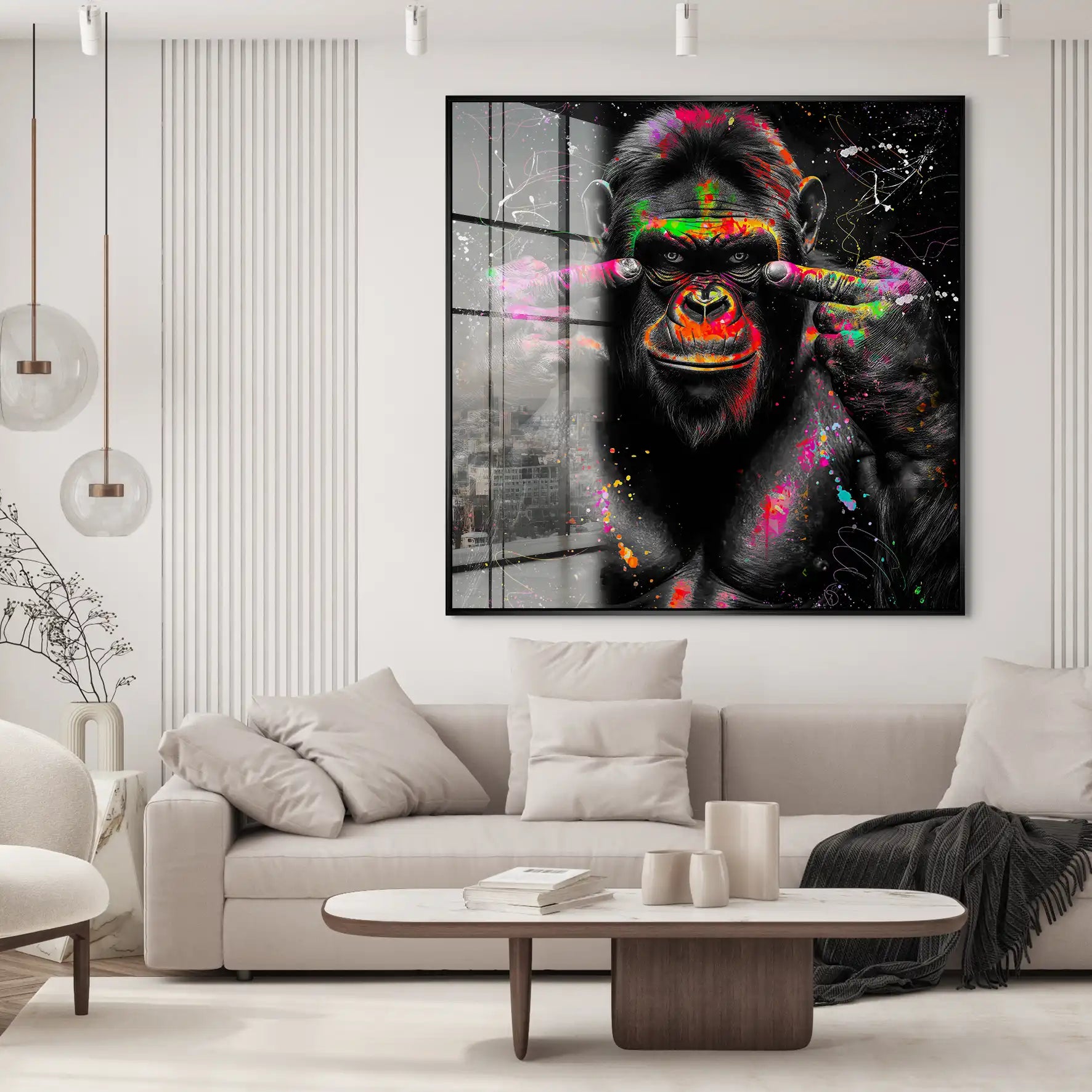 Bad Gorilla Acrylglas Bild INGALERIE
