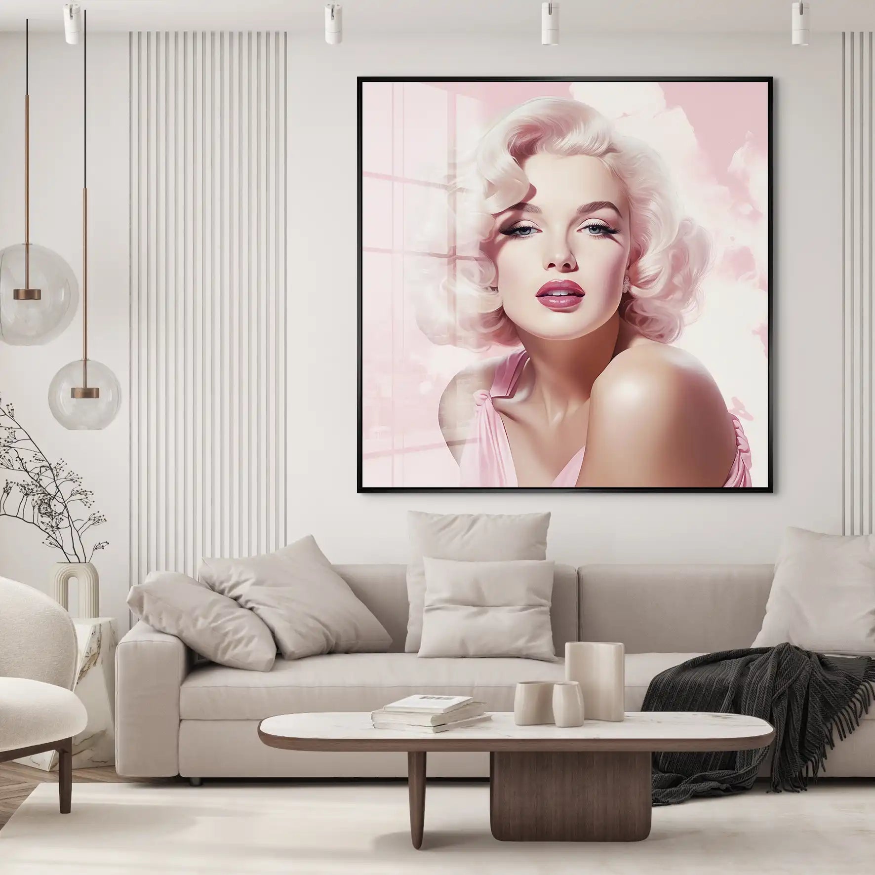 Pink Marilyn Acrylglas Bild INGALERIE