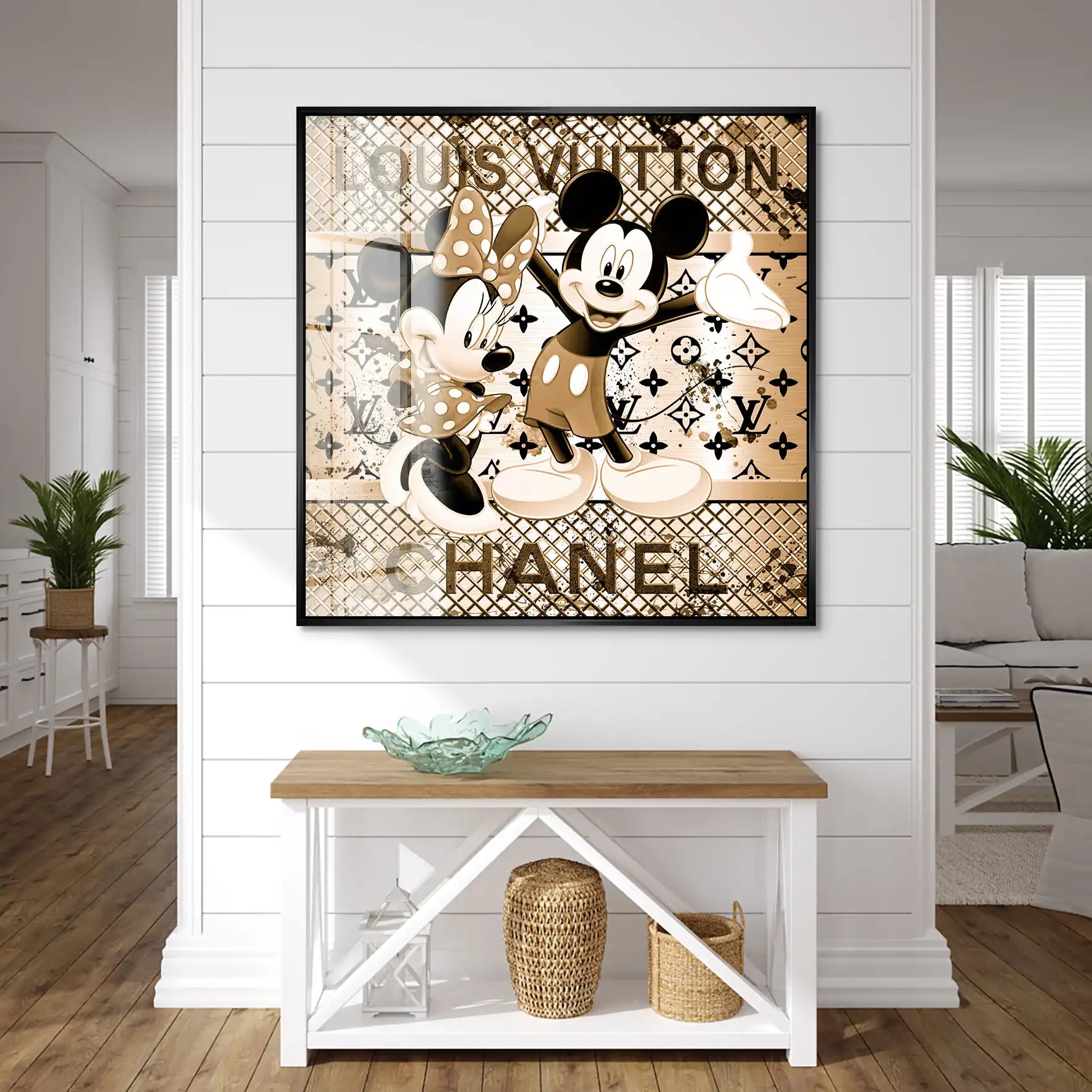 Micky & Minnie Louis Art Acrylglas Bild INGALERIE