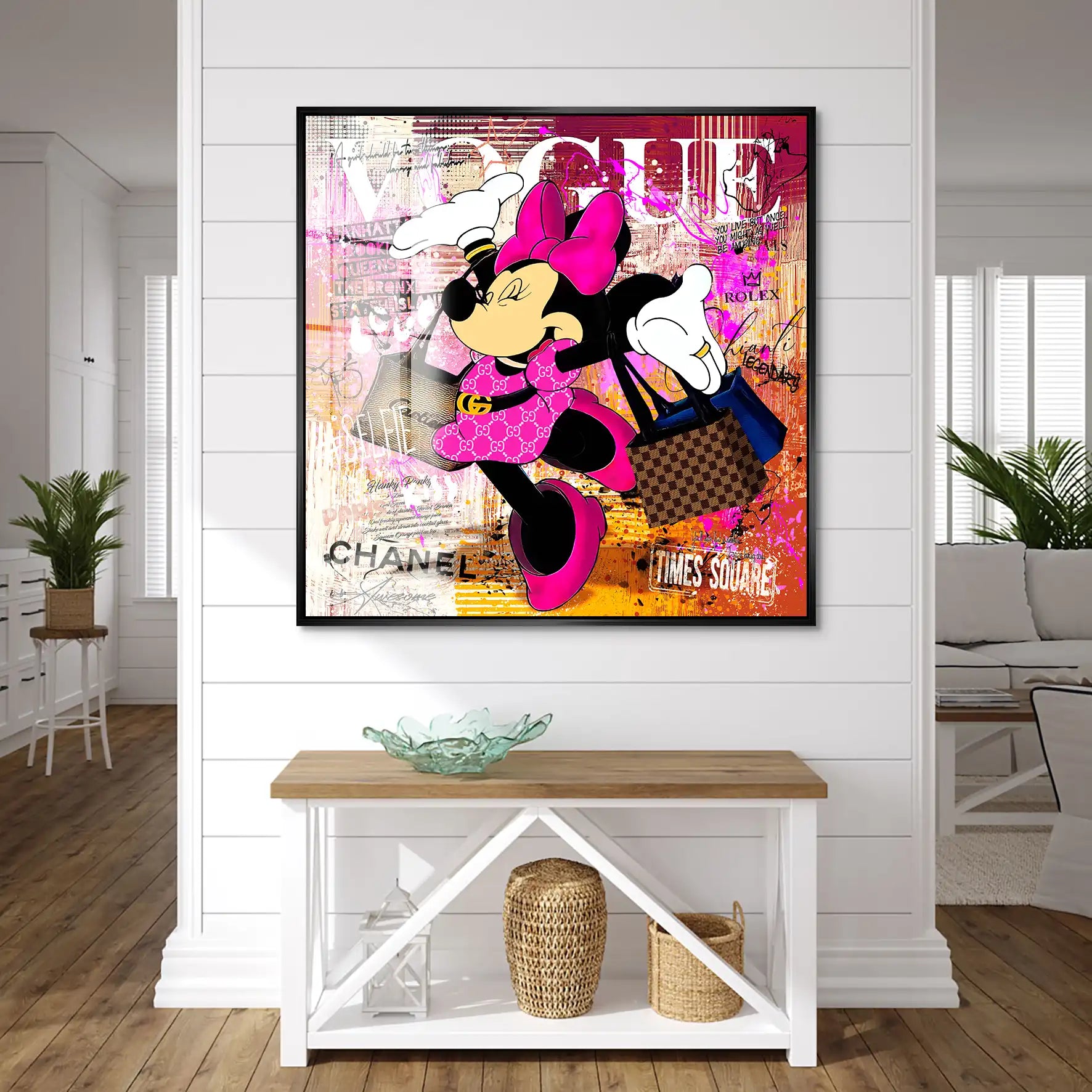 Minnie Vogue Modern Acrylglas Bild INGALERIE