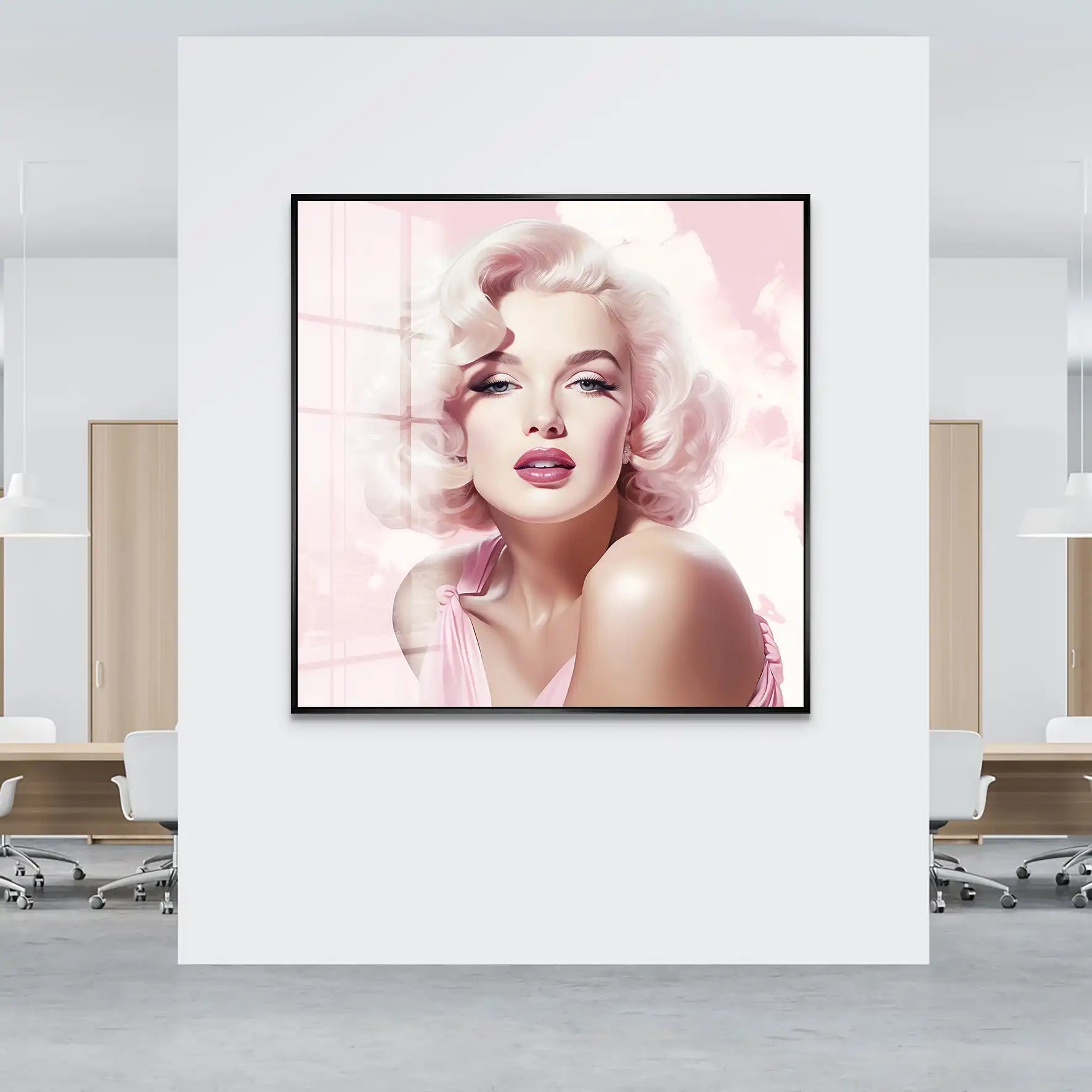 Pink Marilyn Acrylglas Bild INGALERIE